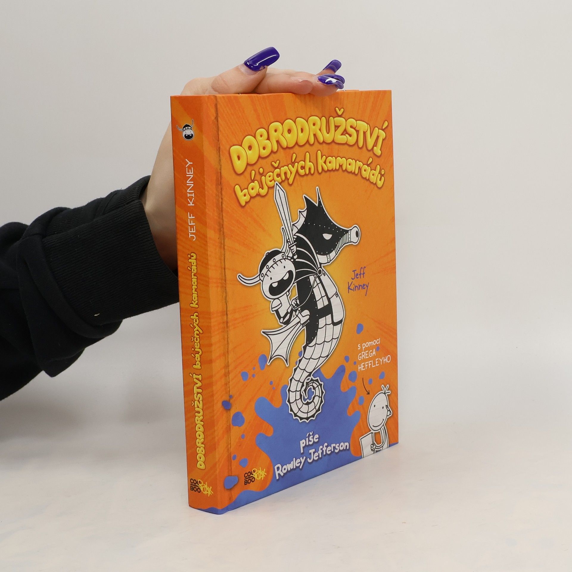 Jeff Kinney Dobrodružství báječných kamarádů. Píše Rowley Jefferson