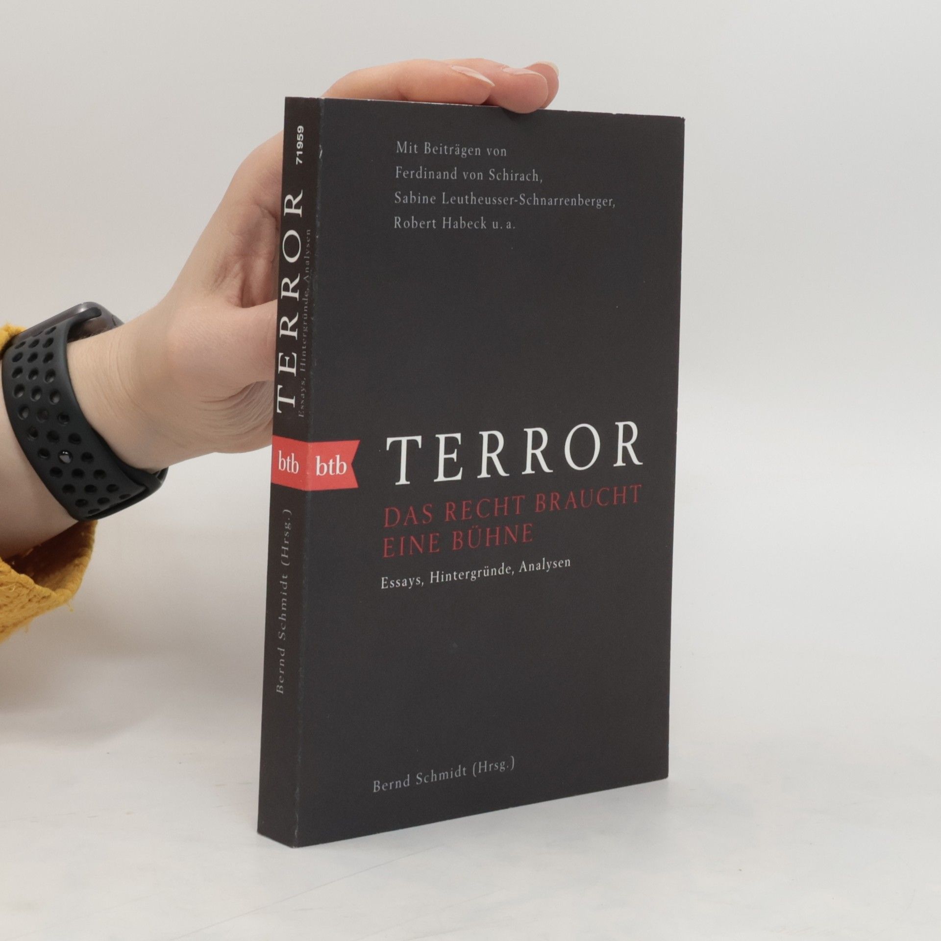 Bernd Schmidt Terror - Das Recht braucht eine Bühne
