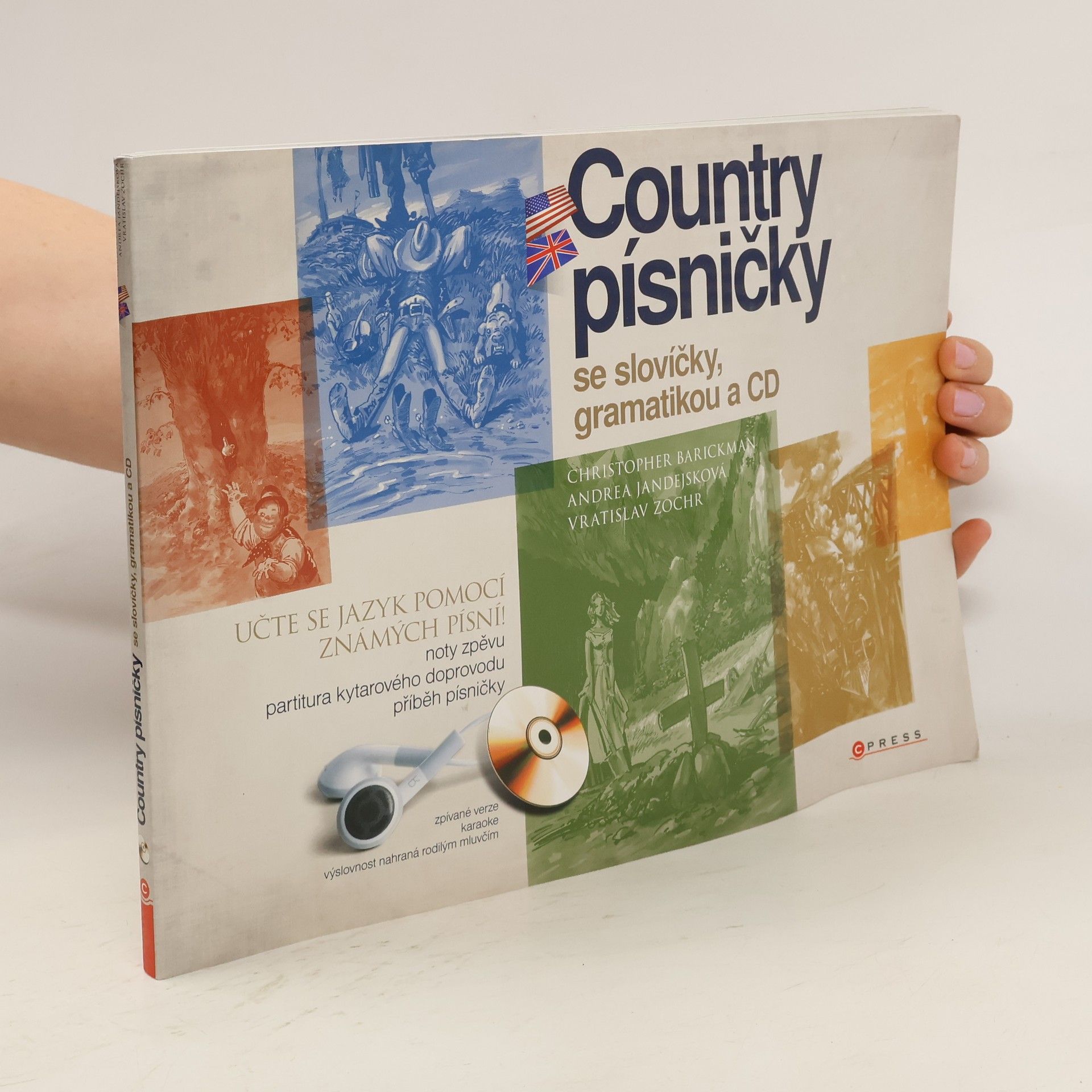 Christopher Barickman Country písničky se slovíčky, gramatikou a CD.
