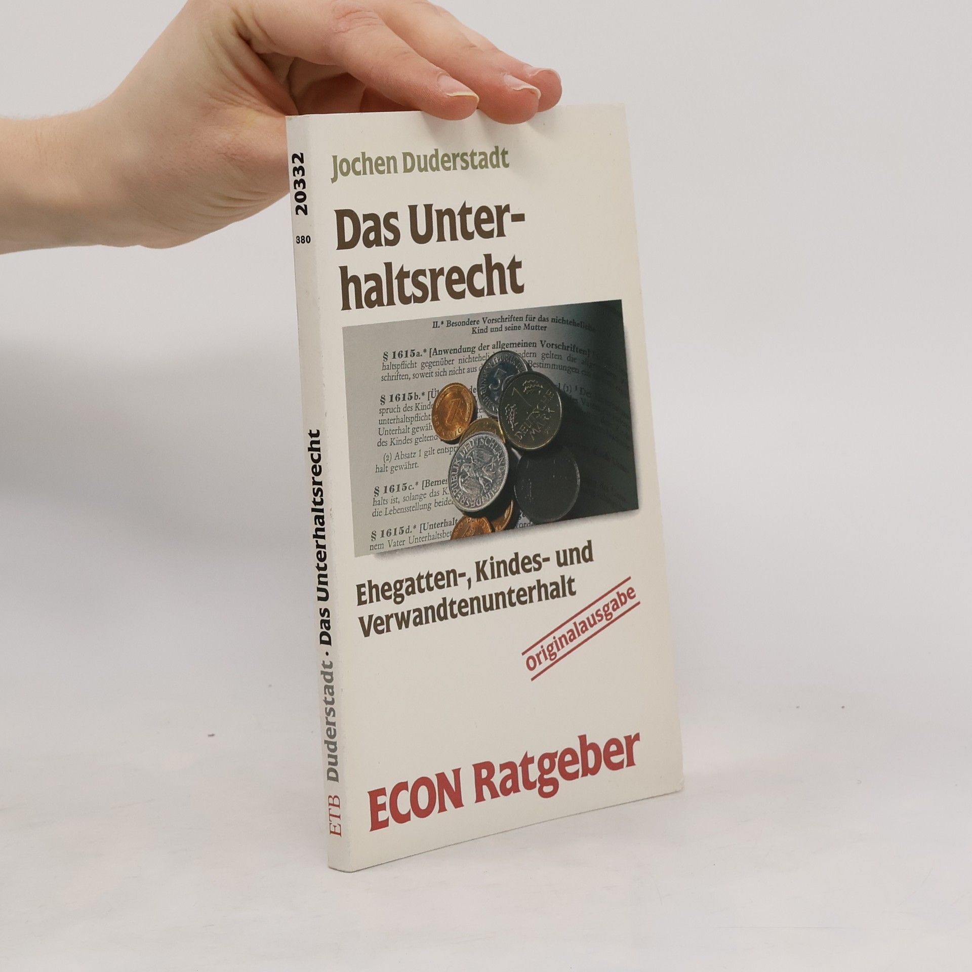 Jochen Duderstadt Das Unterhaltsrecht