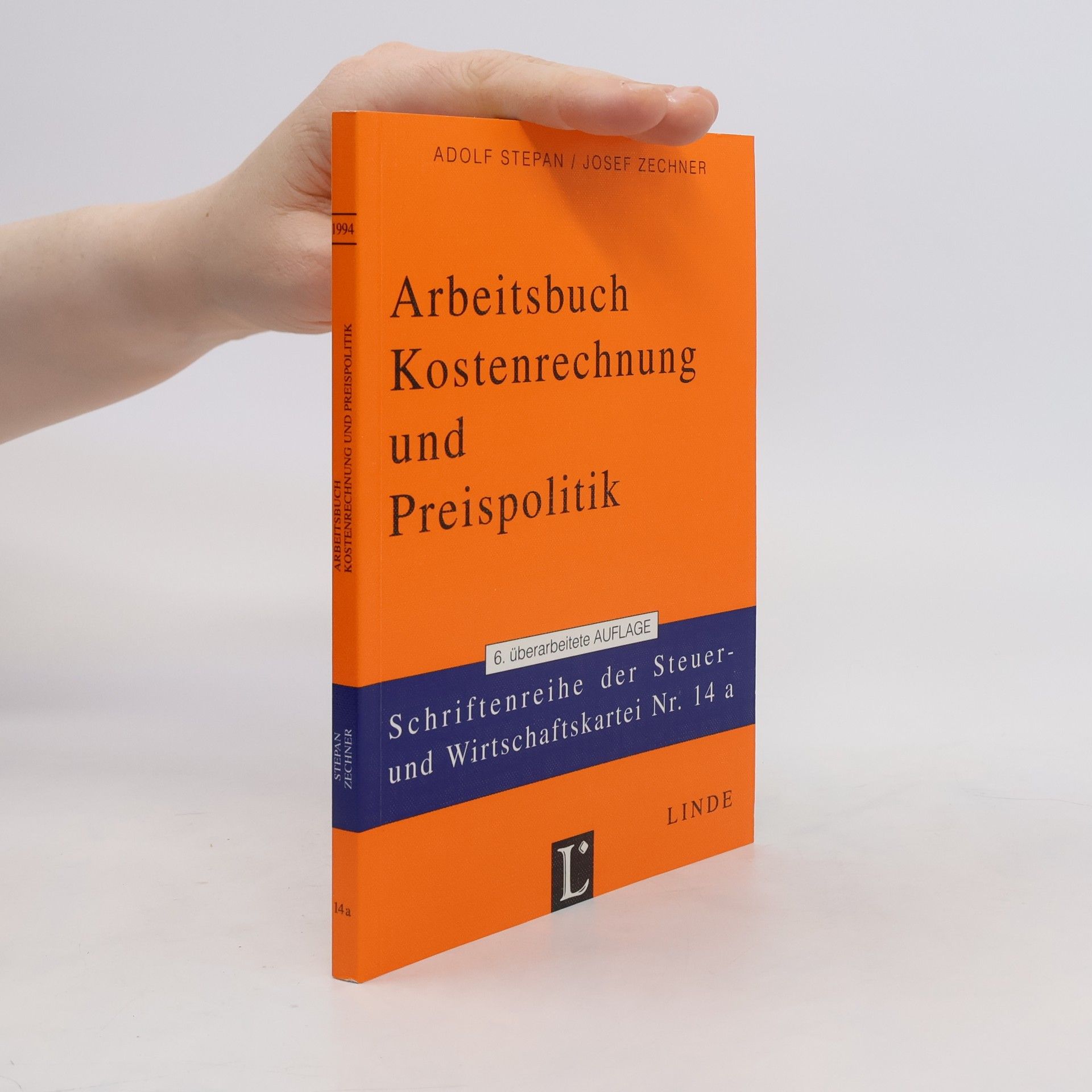 Adolf Stepan Arbeitsbuch Kostenrechnung und Preispolitik