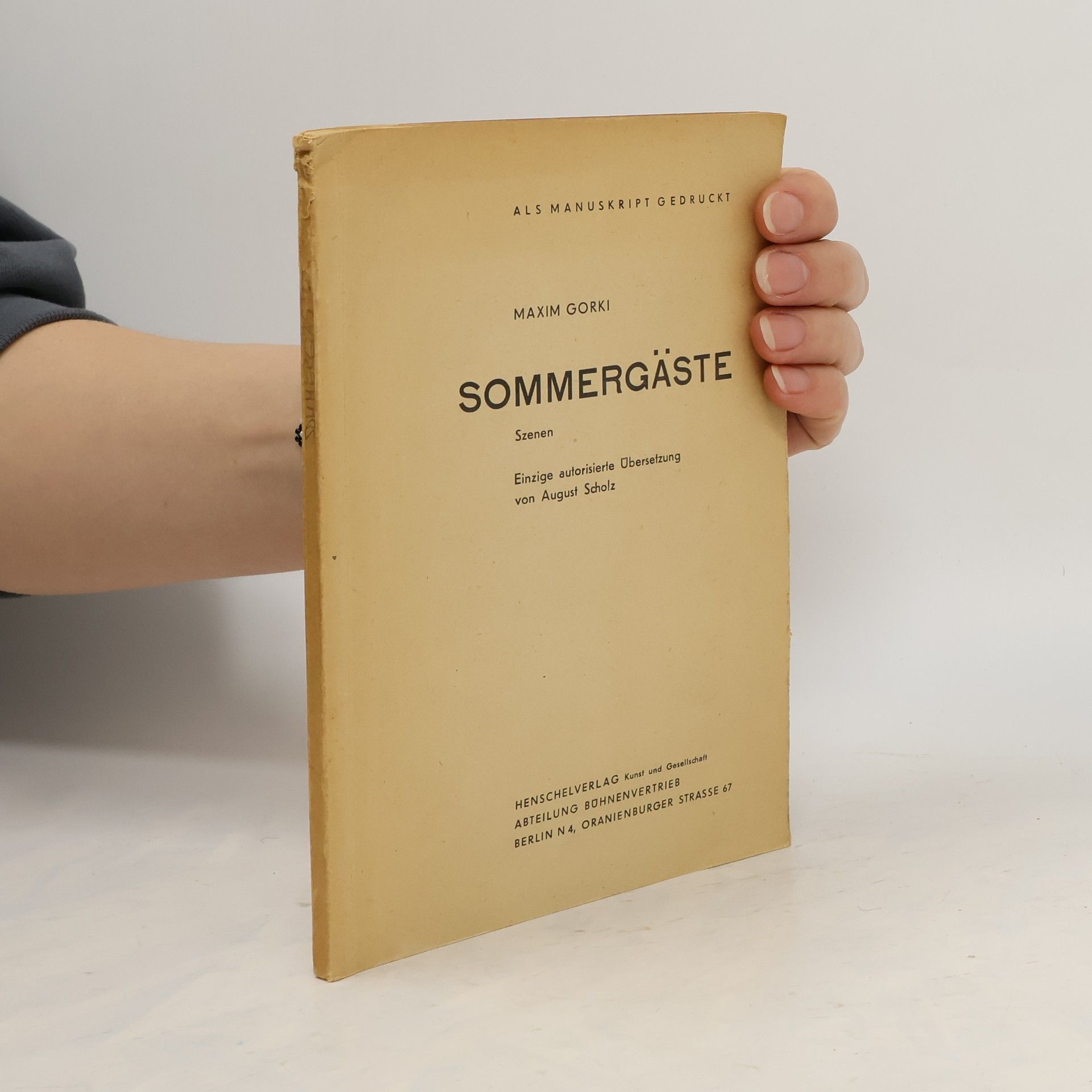 Maxim Gorky Sommergäste