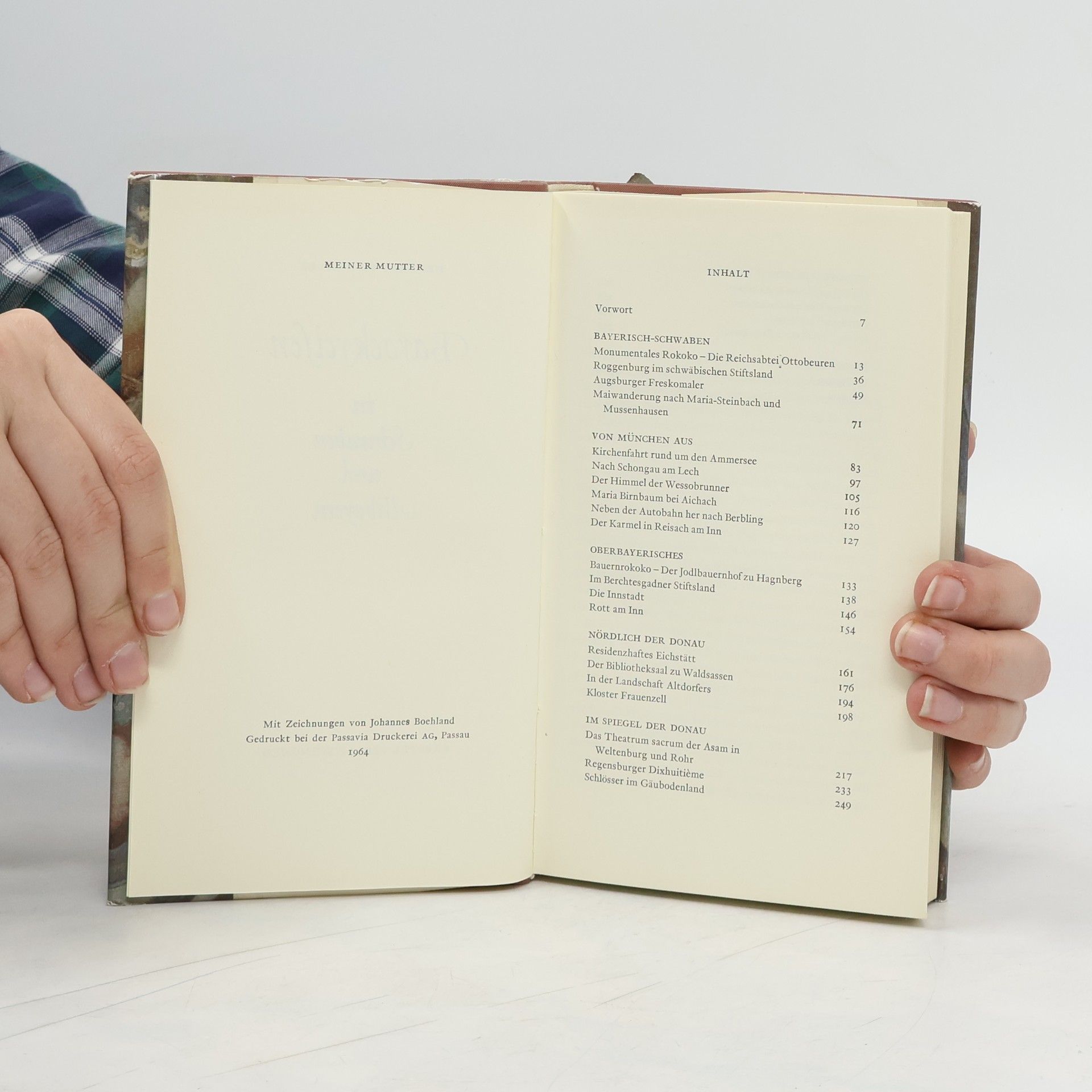 Herbert Schindler Barockreisen in Schwaben und Altbayern