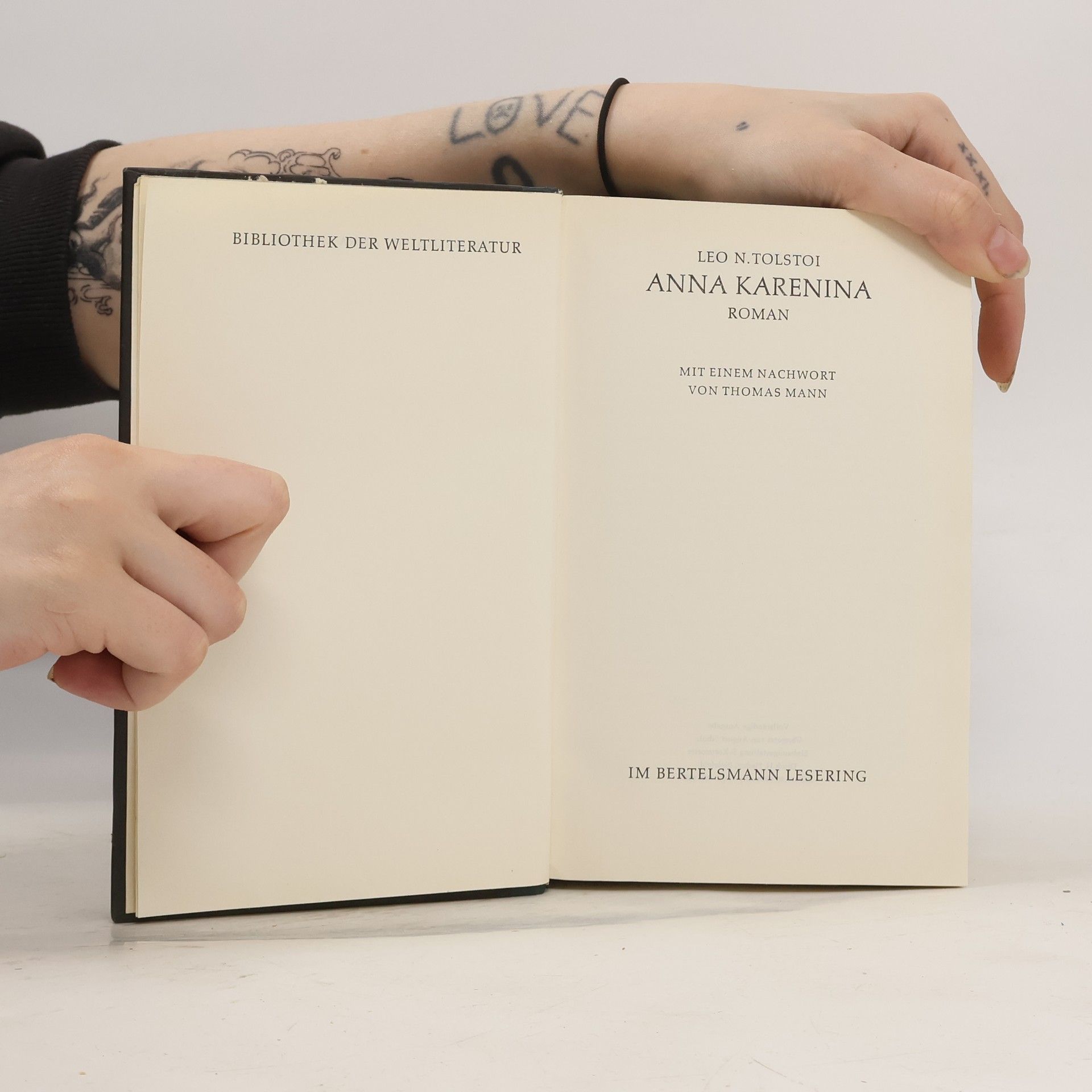 Lew Nikolajewitsch Tolstoi Anna Karenina