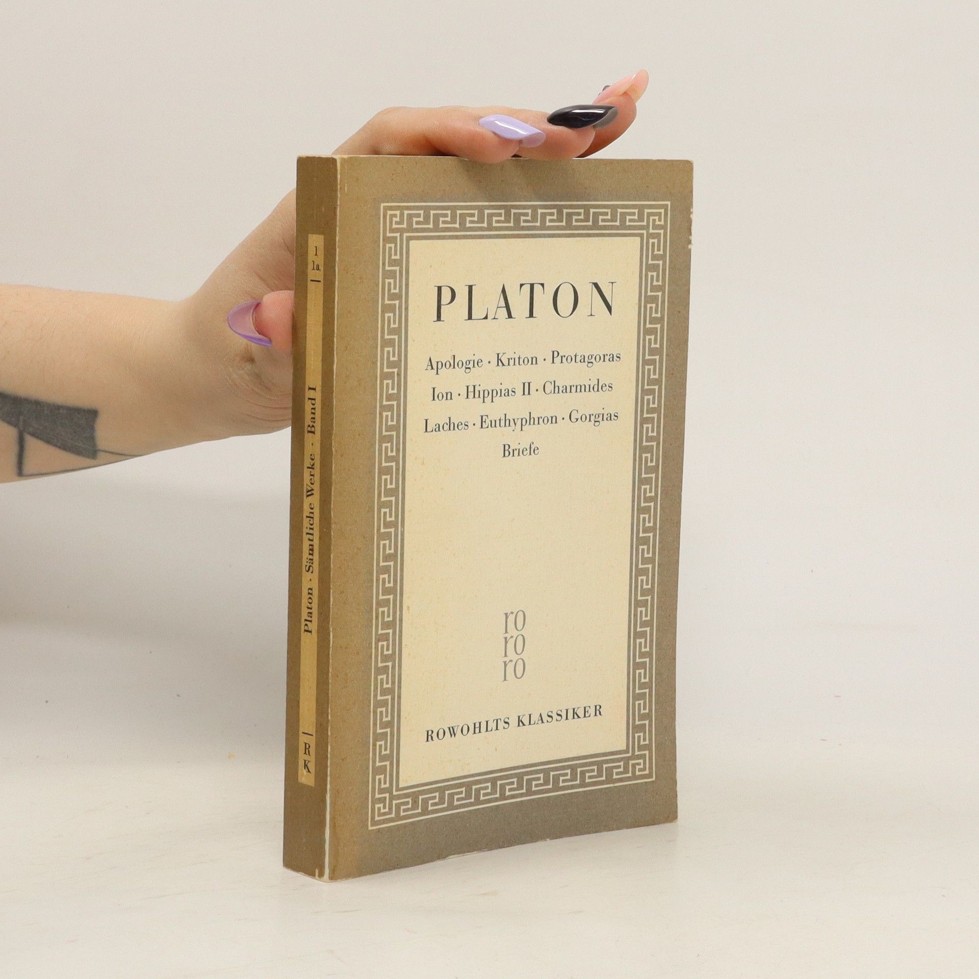 Platón Platon Sämtliche Werke: Band 1