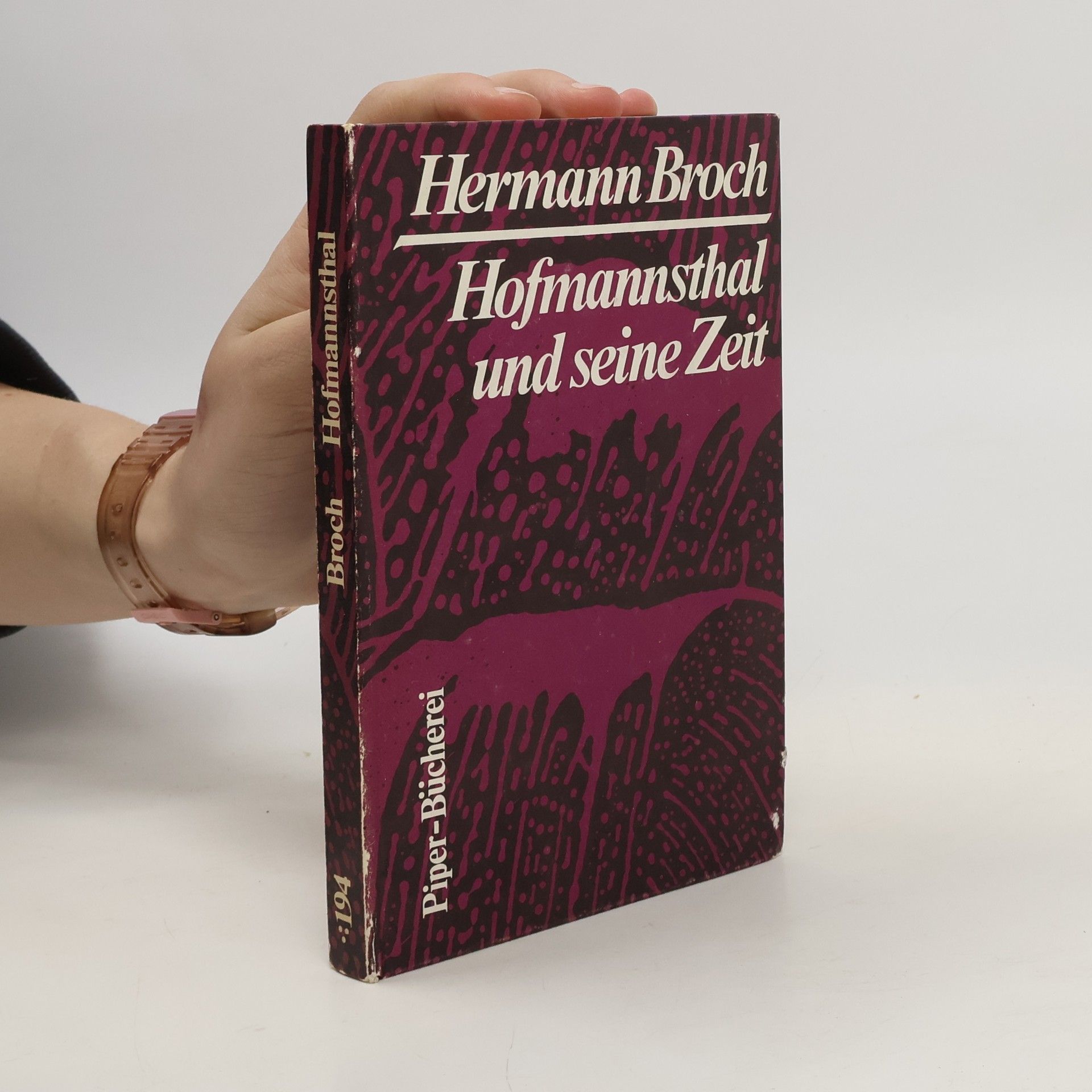 Hermann Broch Hofmannsthal und seine Zeit