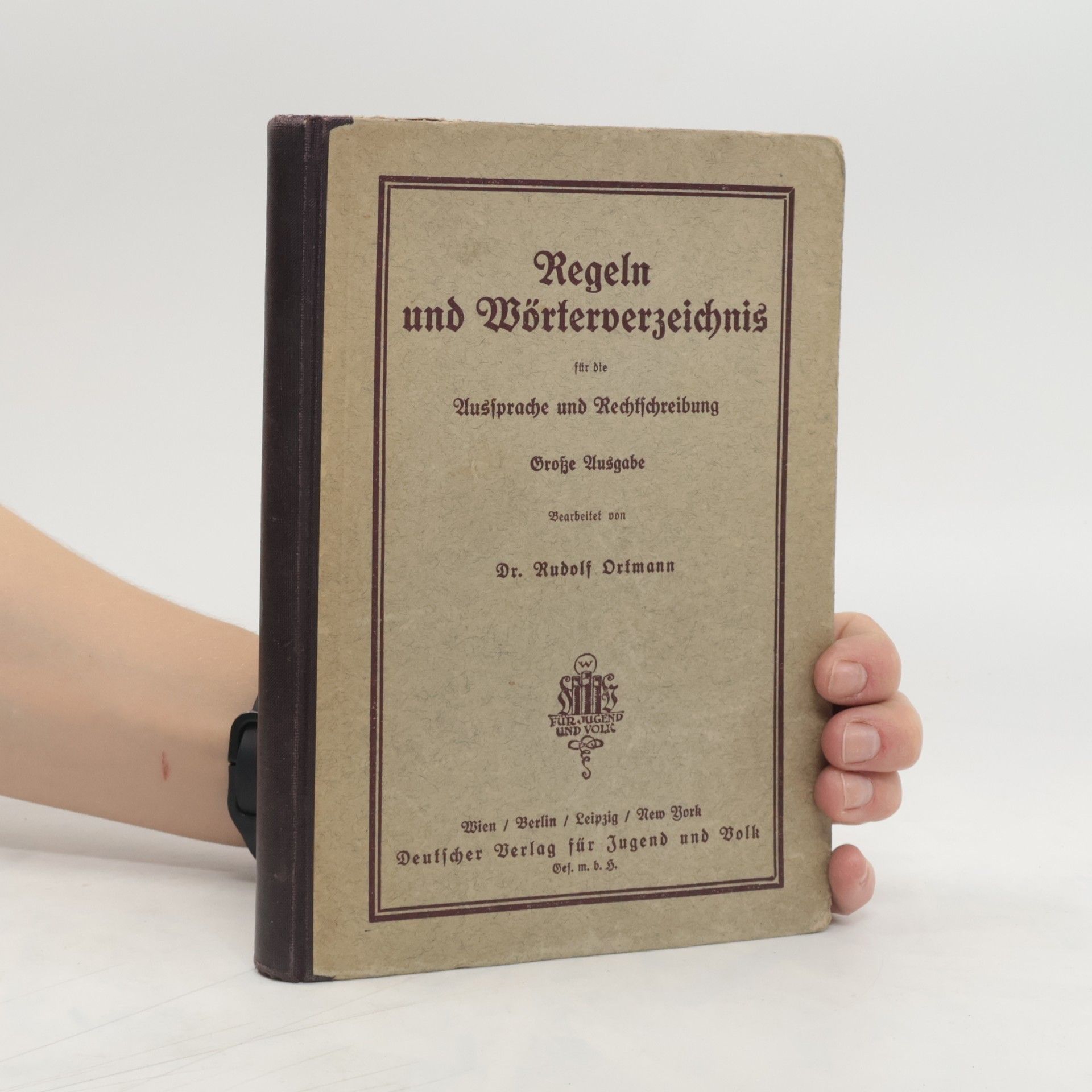 Rudolf Ortmann Regeln und Wörterverzeichnis