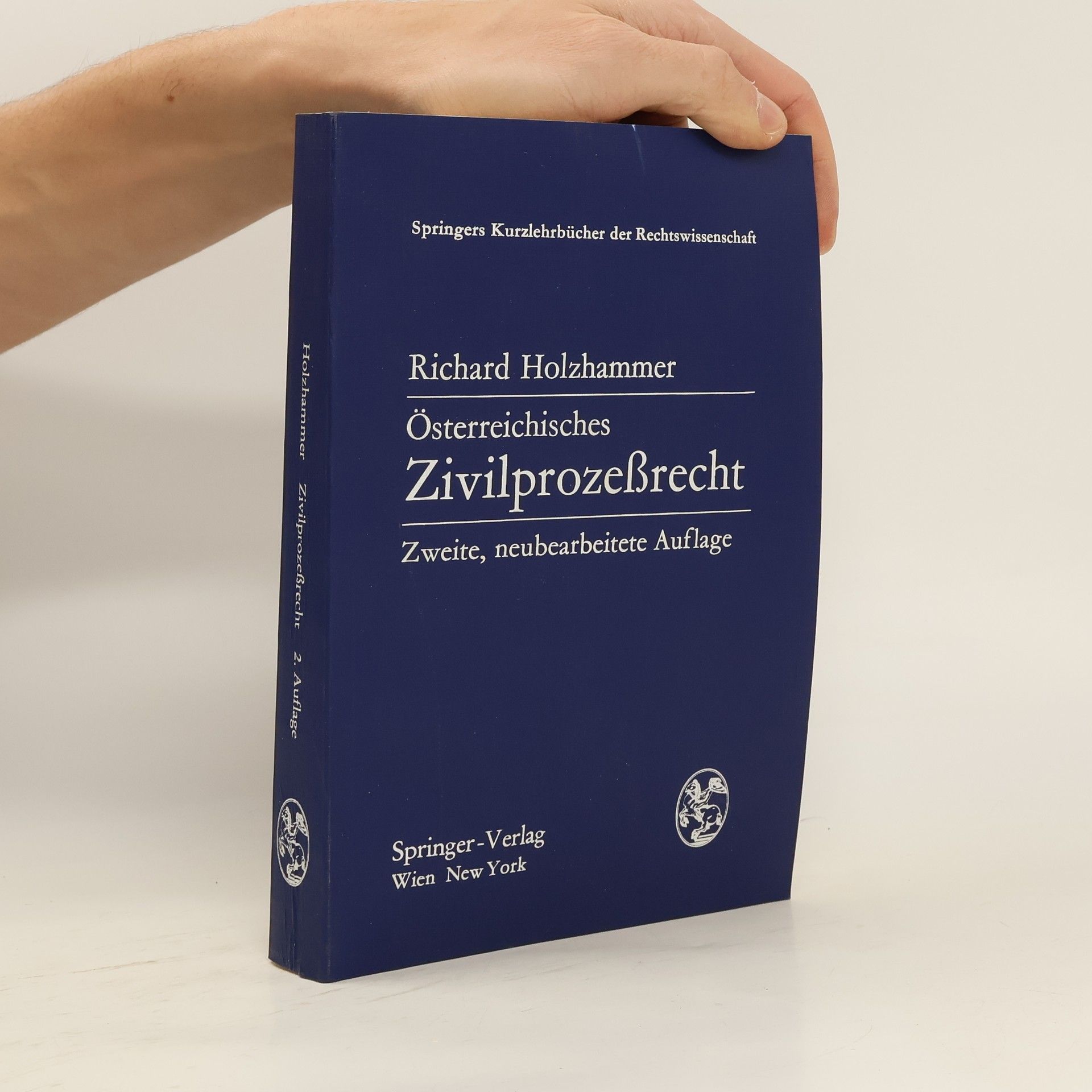 Richard Holzhammer Österreichisches Zivilprozeßrecht