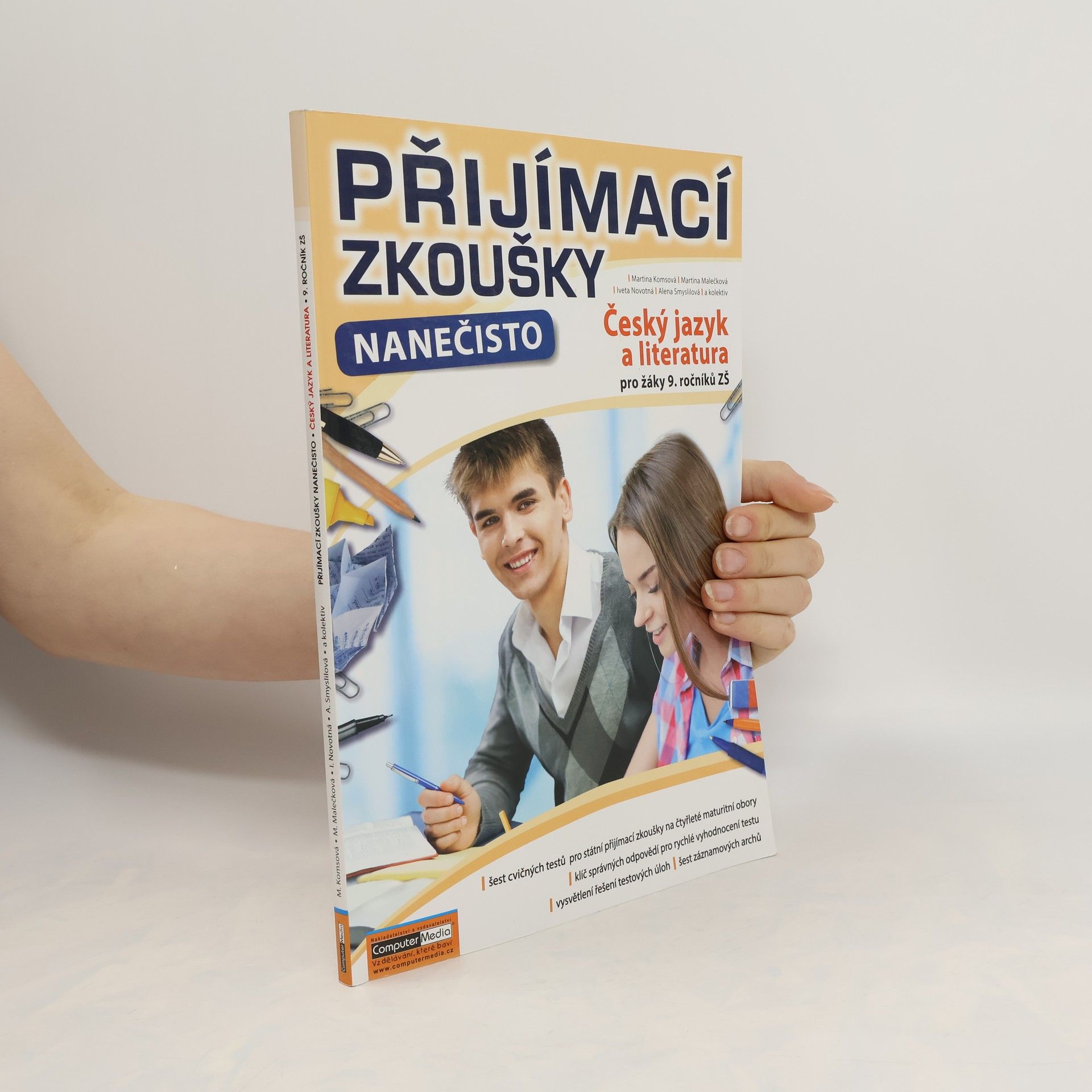 Martina Komsová Přijímací zkoušky nanečisto. Český jazyk a literatura pro žáky 9. ročníků ZŠ