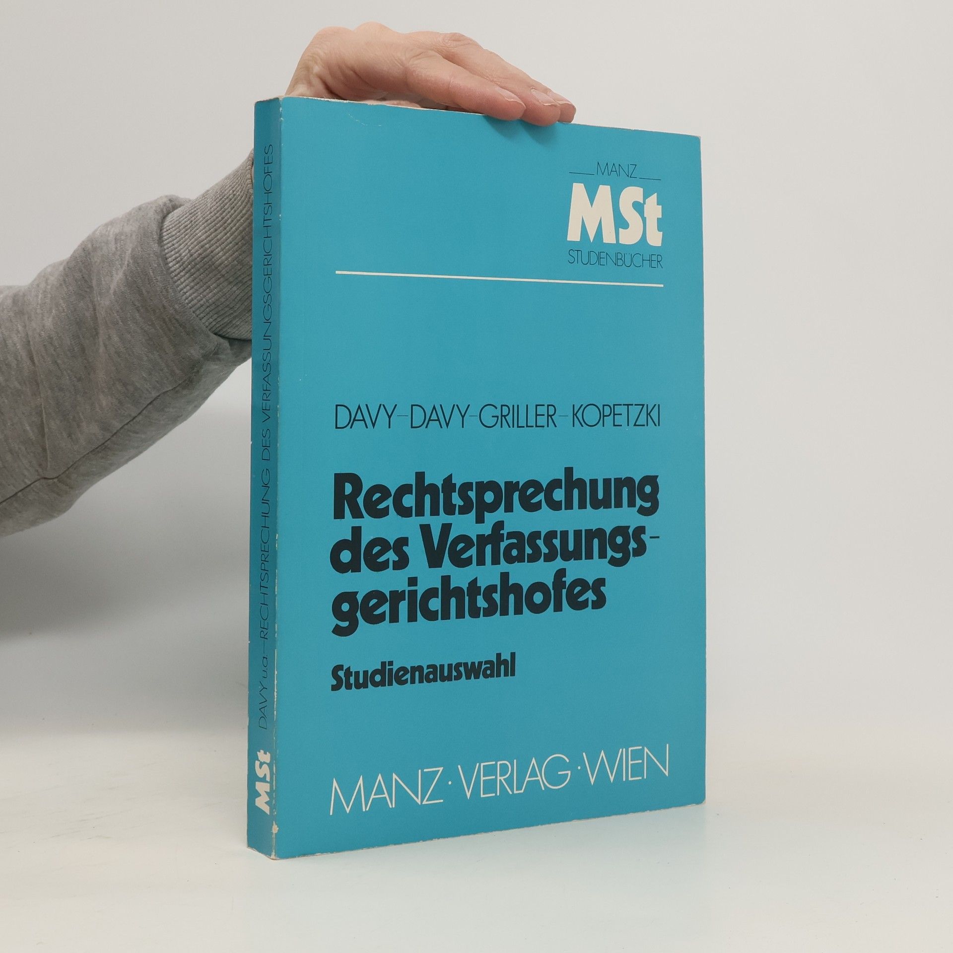 Benjamin Davy Rechtsprechung des Verfassungsgerichtshofes