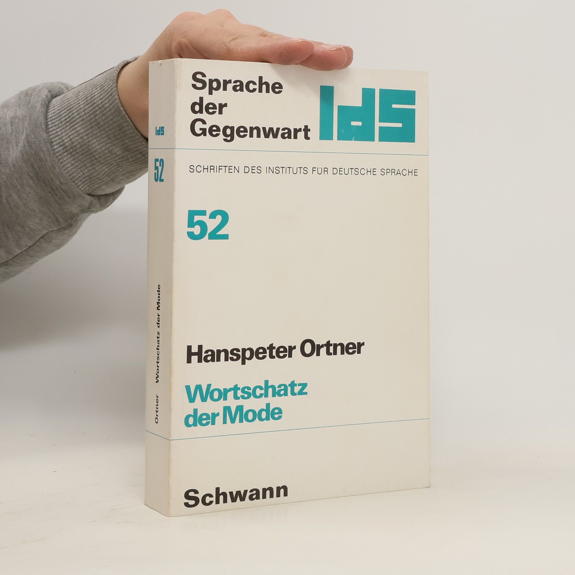 Hanspeter Ortner Wortschatz der Mode