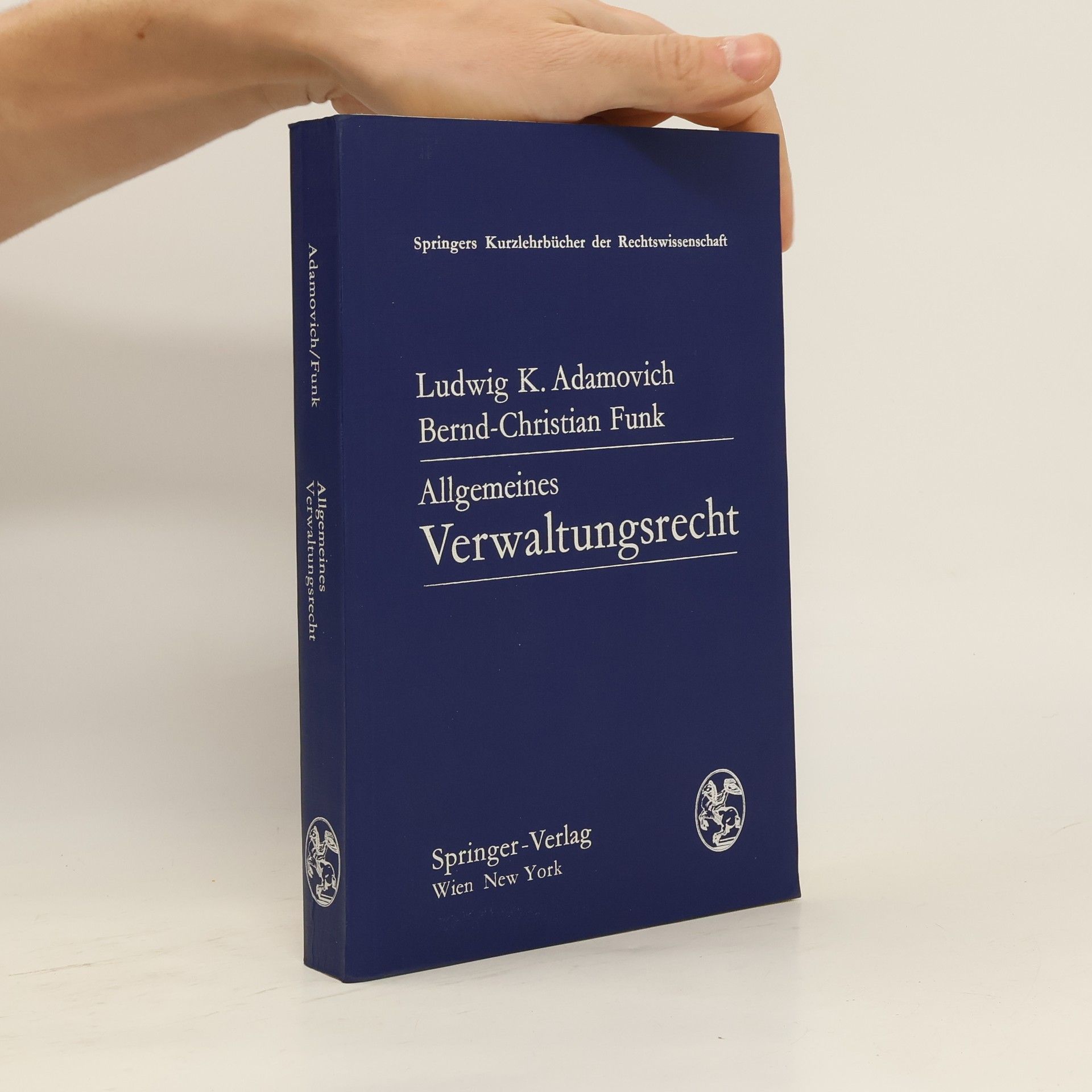 Ludwig Adamovich Allgemeines Verwaltungsrecht