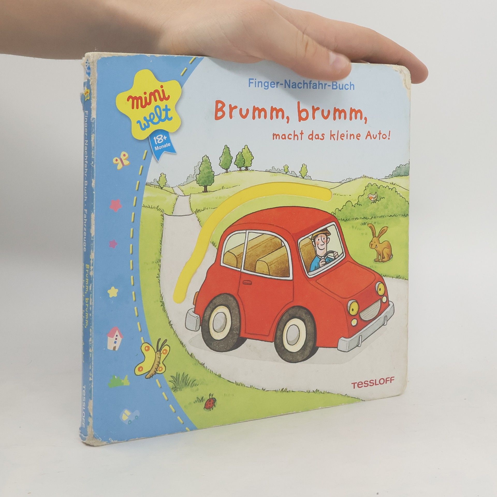 Sandra Reckers Finger-Nachfahr-Buch Brumm, brumm macht das kleine Auto!