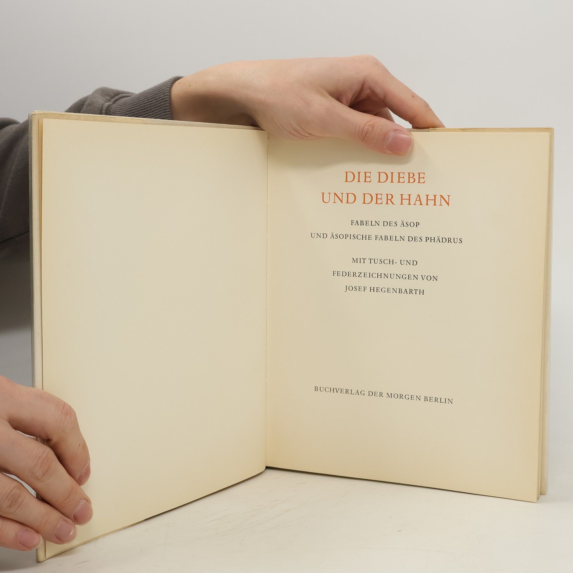 Josef Hegenbarth Die Diebe und der Hahn