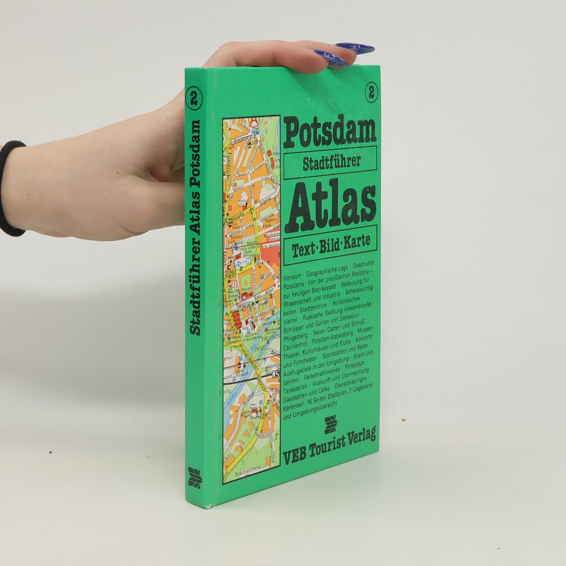 Collectif d'auteurs Potsdam Tourist Stadtführer Atlas