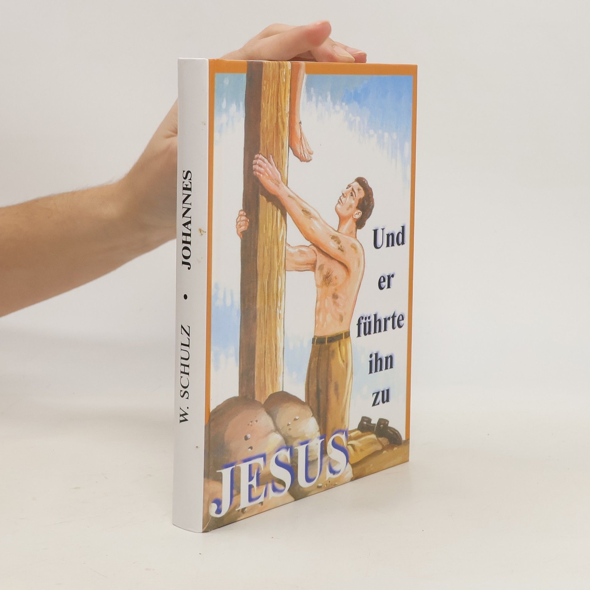 Jesus. Und er führte ihn zu