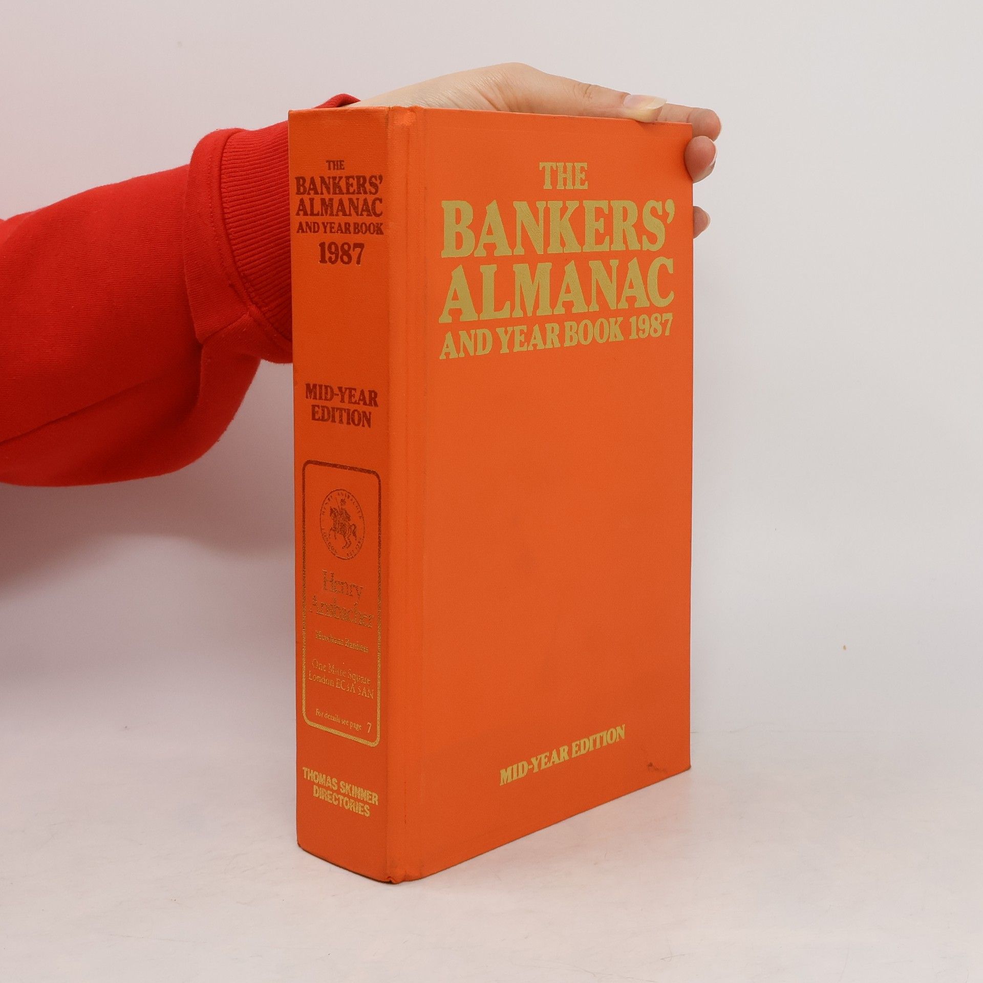 AA.VV. The Bankers' Almanac and Year Book 1987