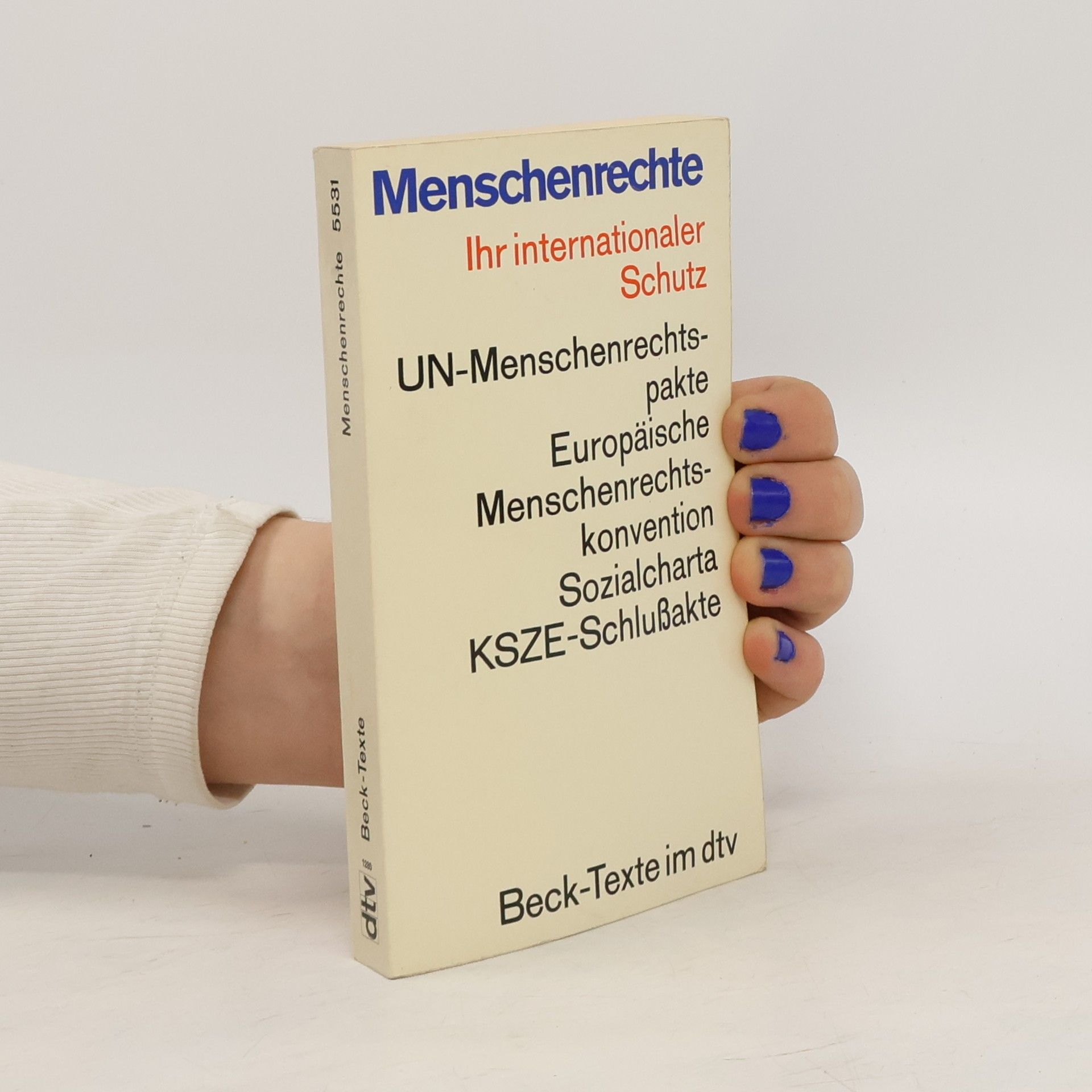 Collectif d'auteurs Menschenrechte. Ihr internationaler Schutz. Beck-Texte