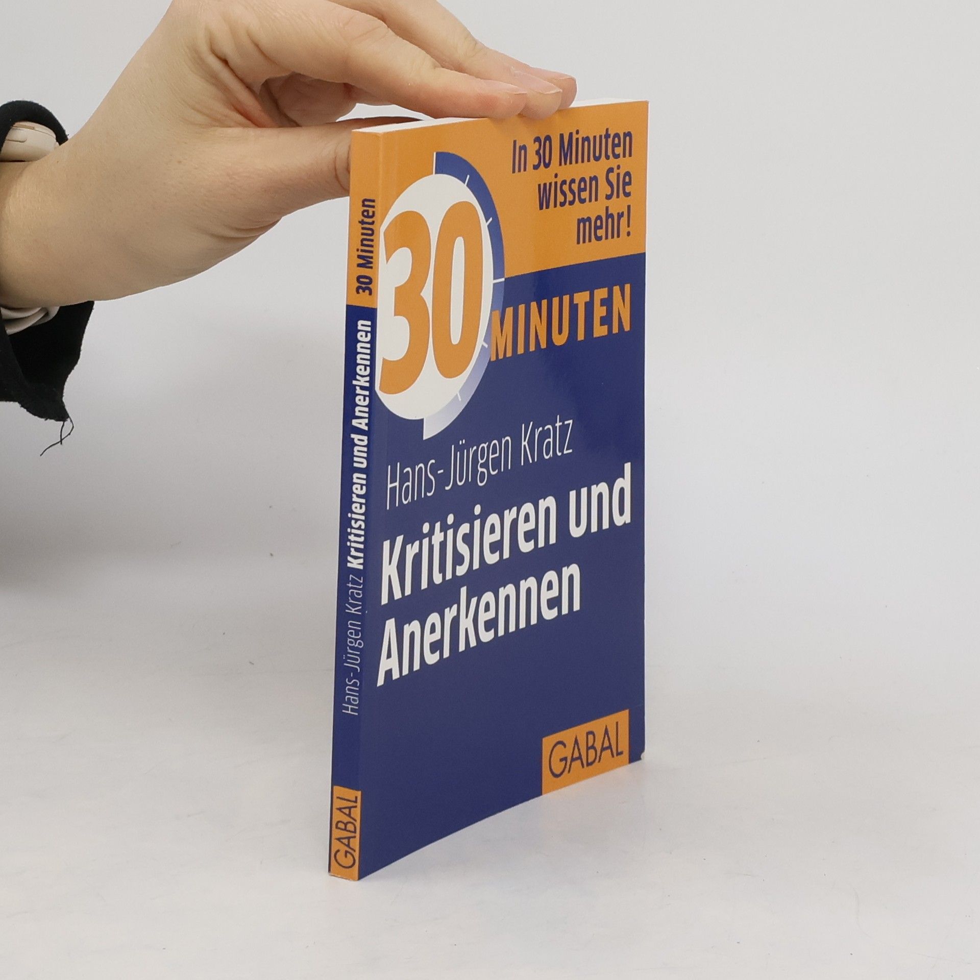 Hans-Jürgen Kratz 30 Minuten kritisieren und anerkennen