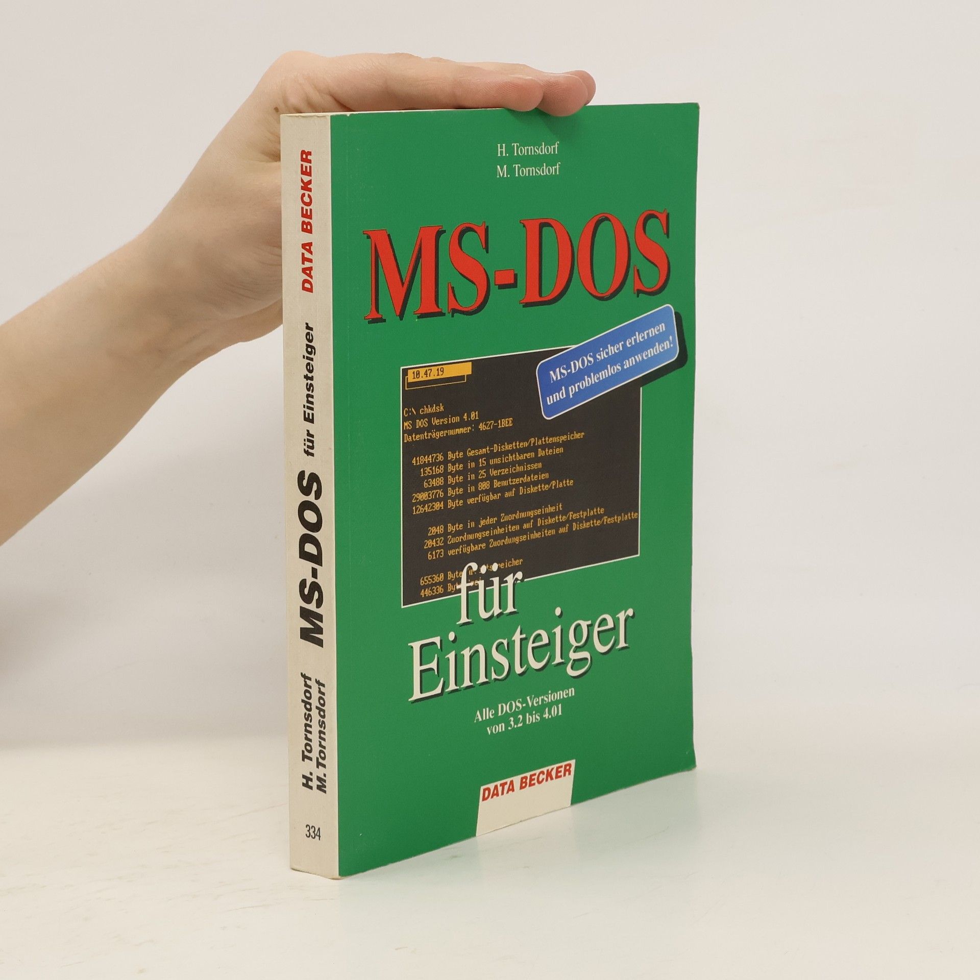 Helmut Tornsdorf MS-DOS für Einsteiger