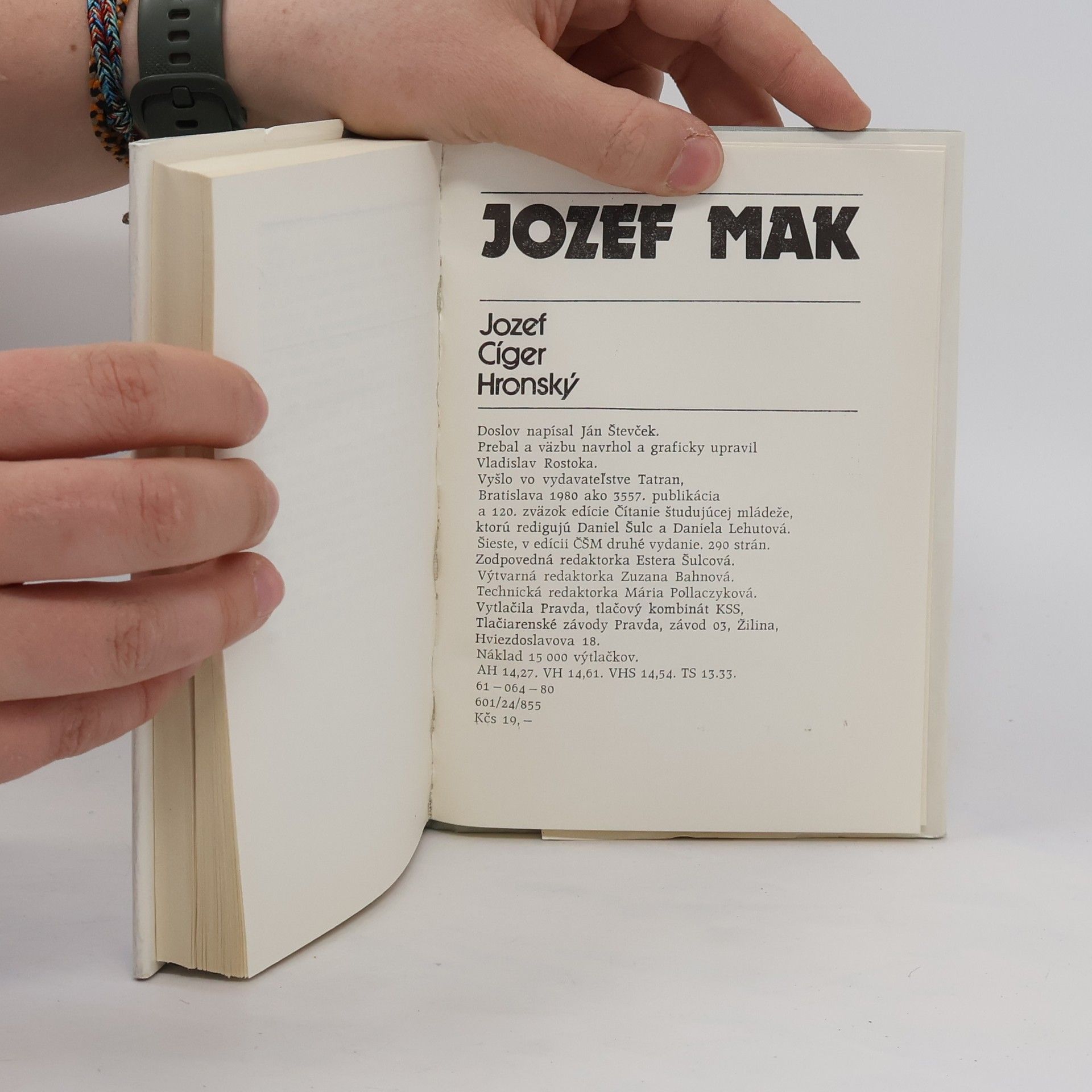 J. C. Hronský Jozef Mak