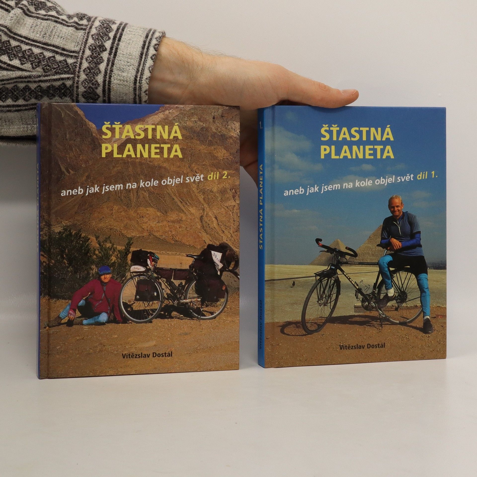 Vítězslav Dostál Šťastná planeta, aneb, Jak jsem na kole objel svět. 1. a 2. díl