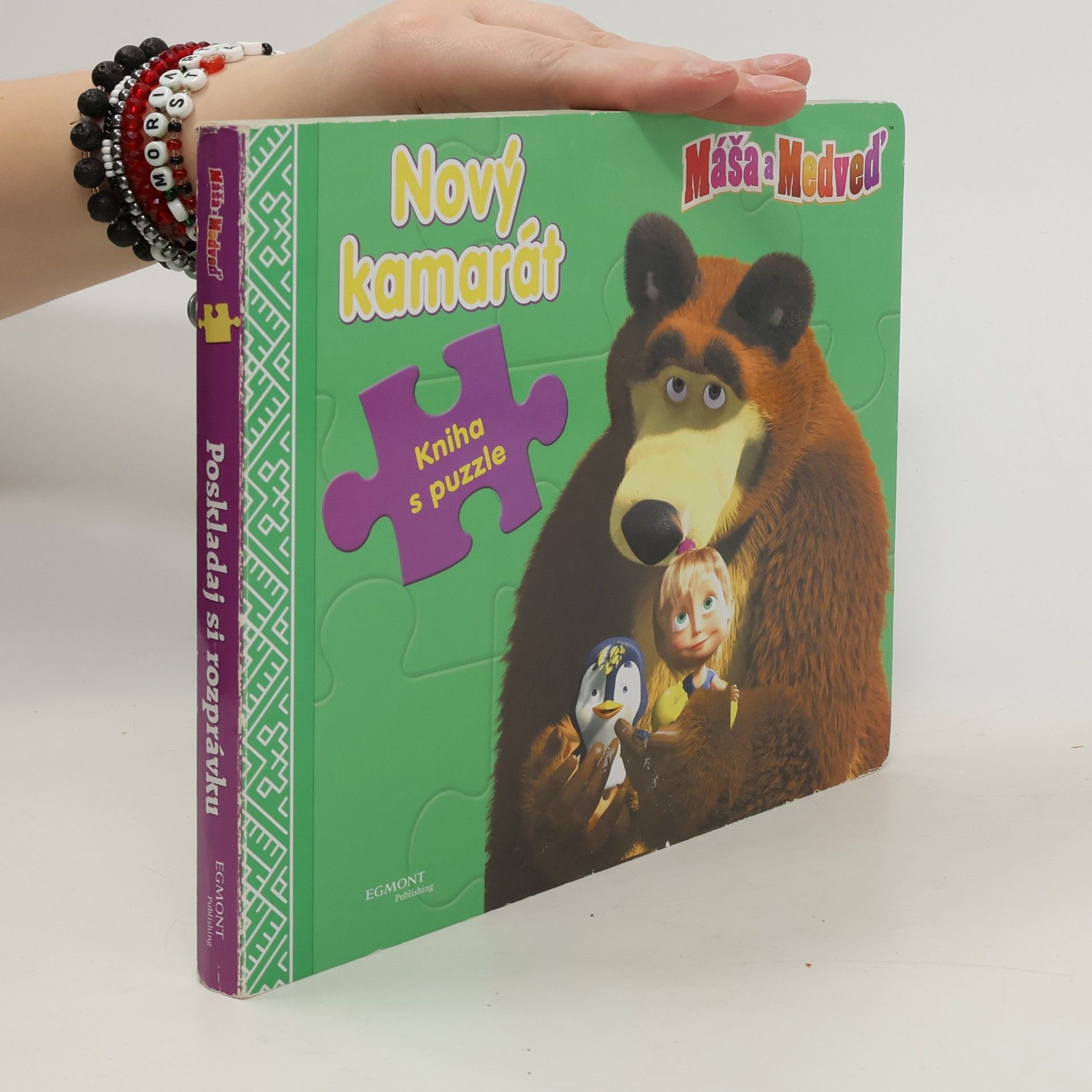 Oleg Kuzovkov Máša a medveď: Nový kamarát (kniha s puzzle)