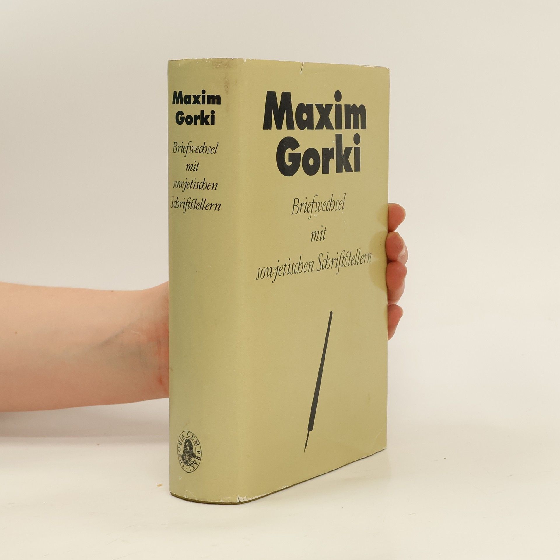 Maxim Gorkij Briefwechsel mit sowjetischen Schriftsteller