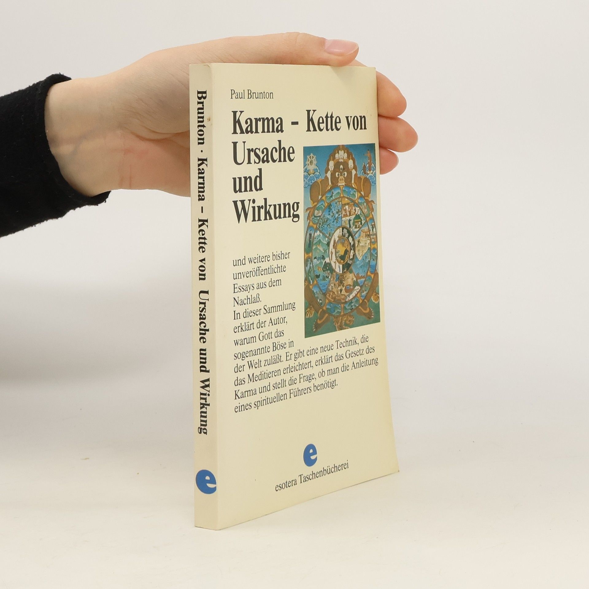 Paul Brunton Karma - Kette von Ursache und Wirkung und weitere bisher unveröffentlichte Essays aus dem Nachlass