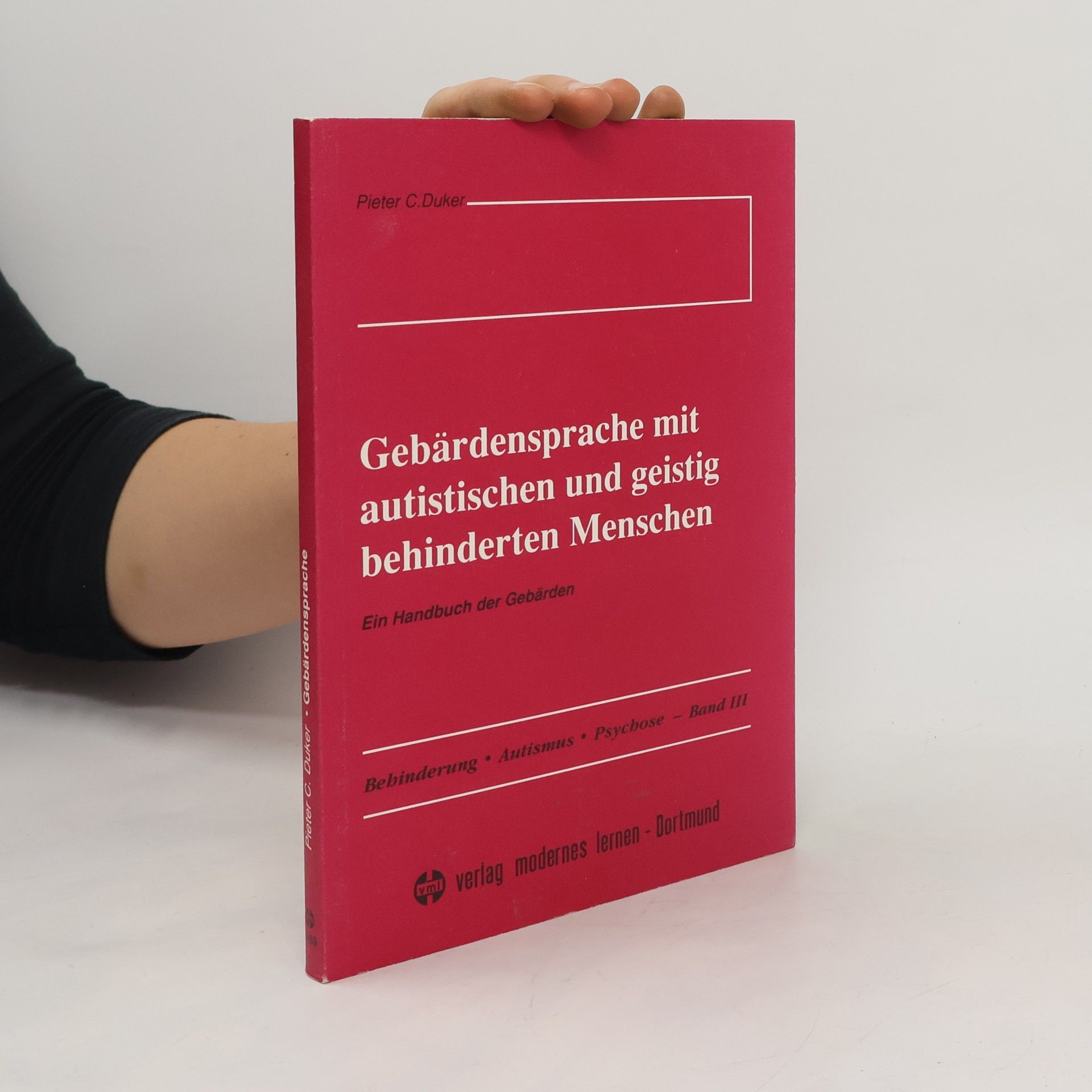 Pieter Duker Gebärdensprache mit autistischen und geistig behinderten Menschen