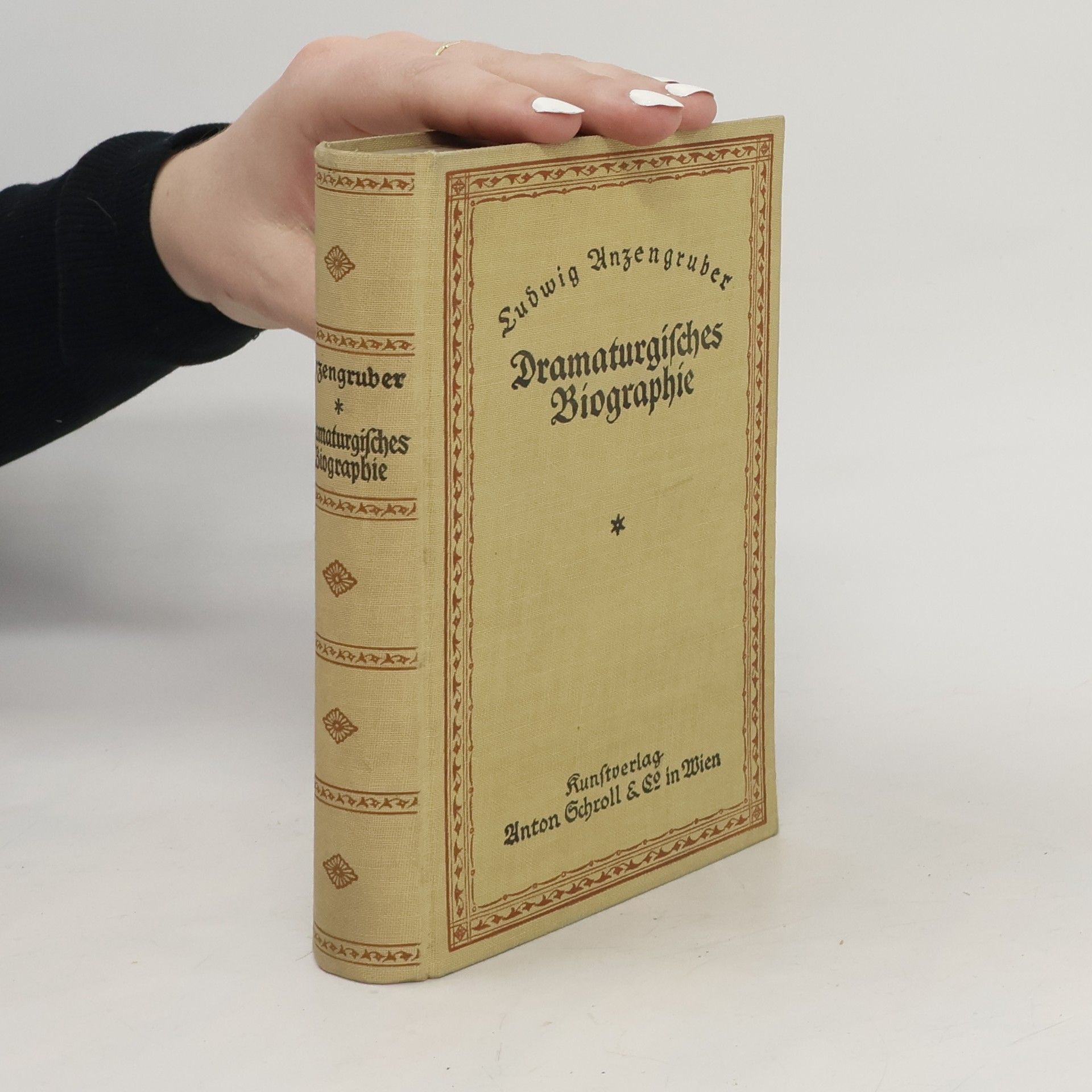 Ludwig Anzengruber Dramaturgisches Biographie
