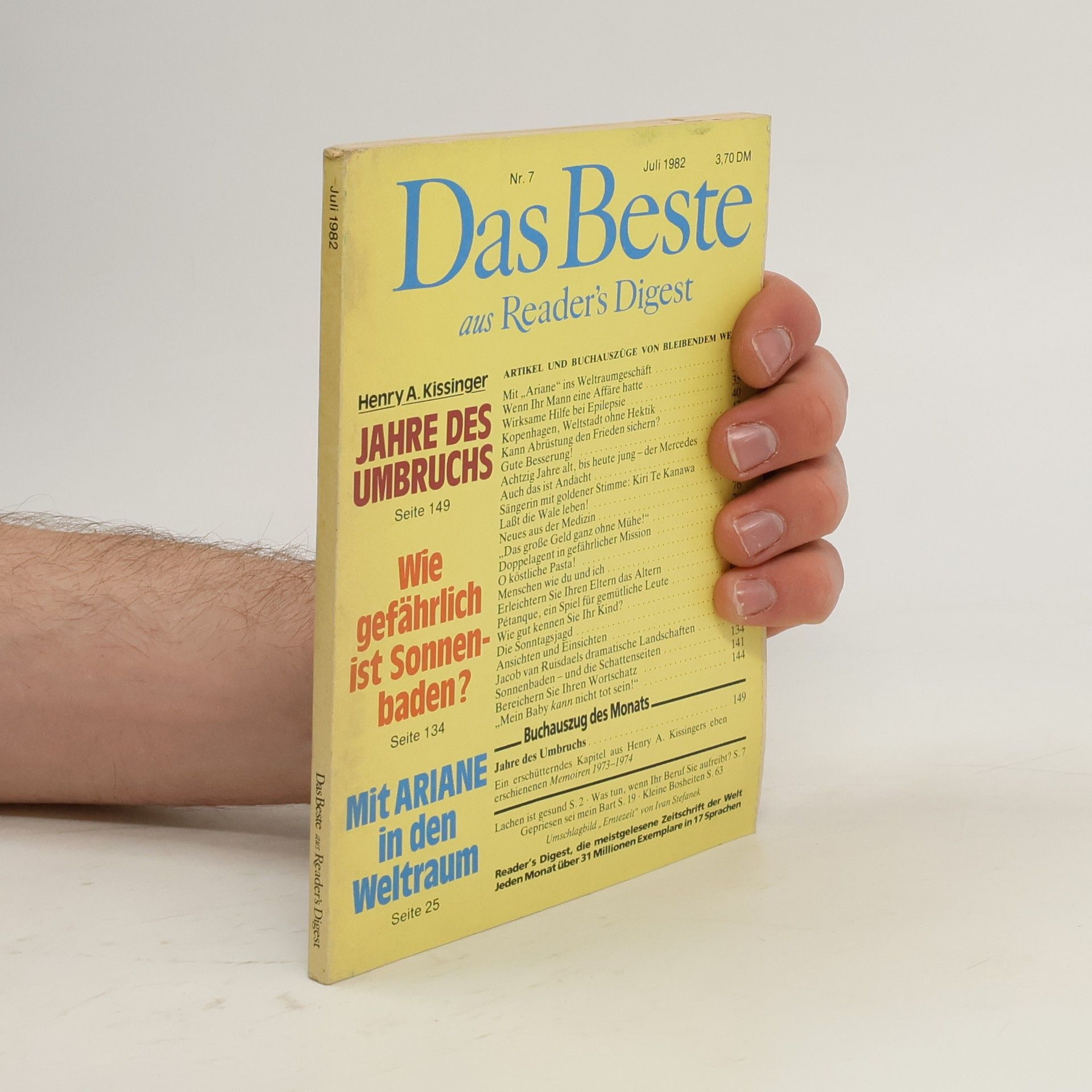 Collectif d'auteurs Das Beste aus Reader's Digest Nr. 7. 7/1982