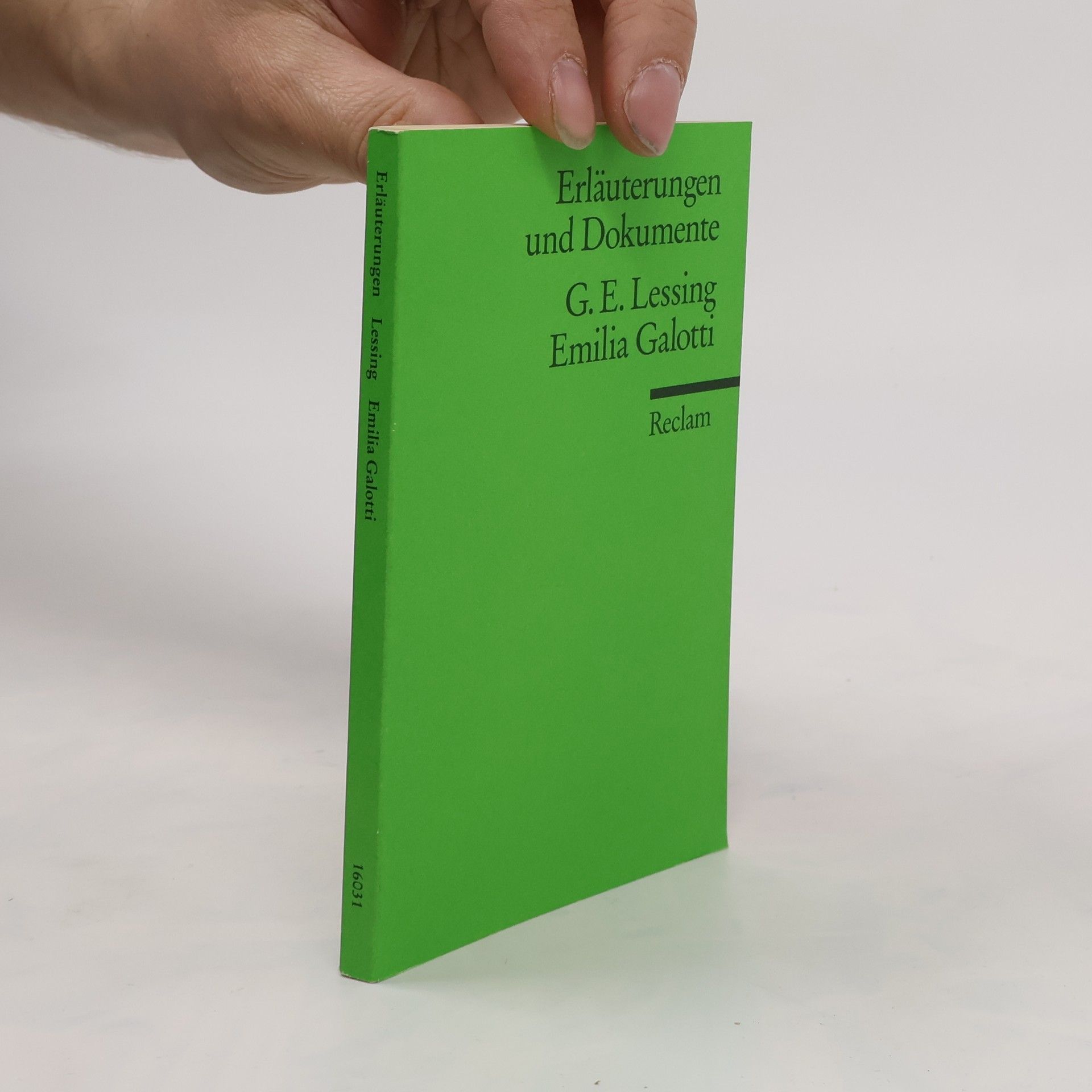 Gesa Dane Gotthold Ephraim Lessing, Emilia Galotti