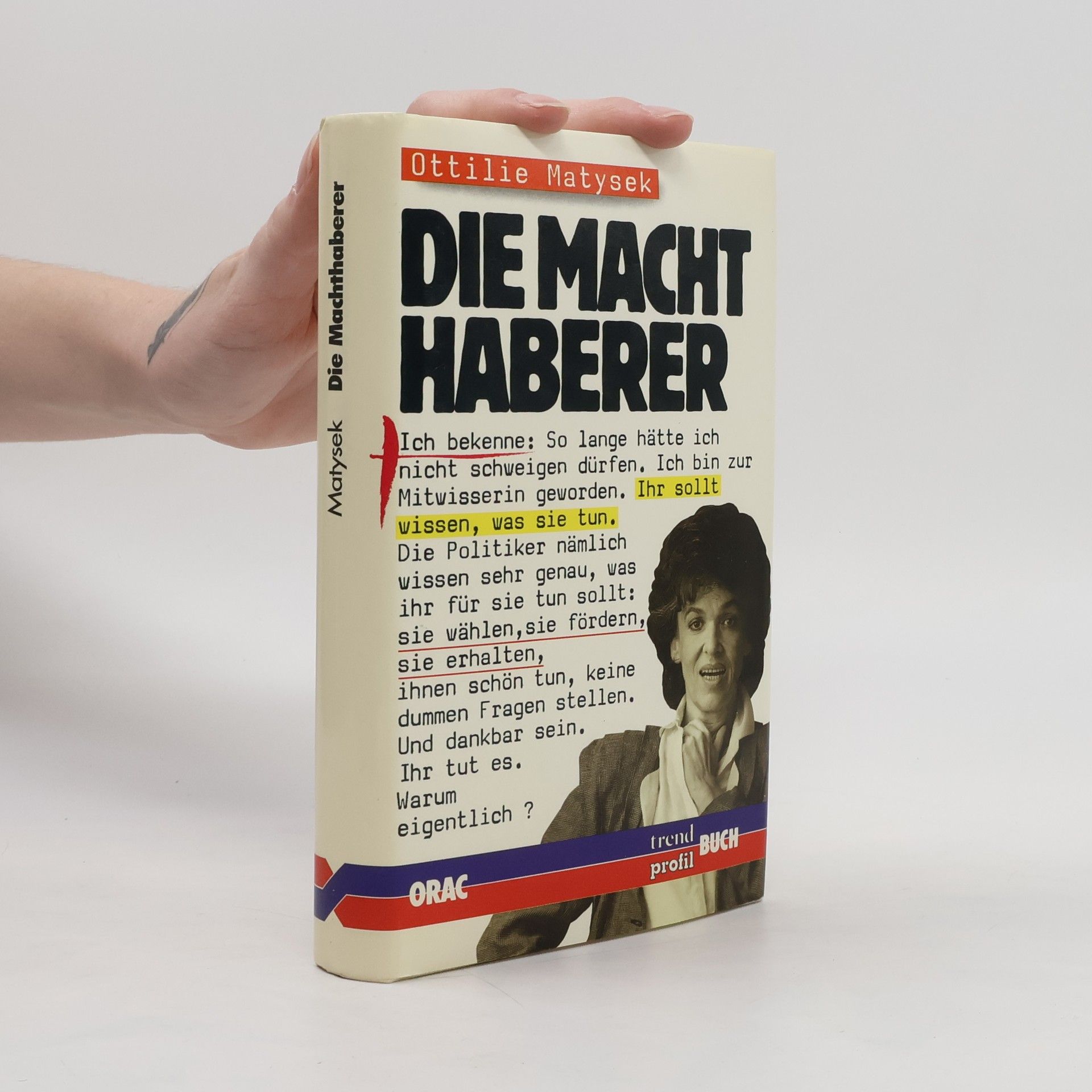 Ottilie Matysek Die Machthaberer