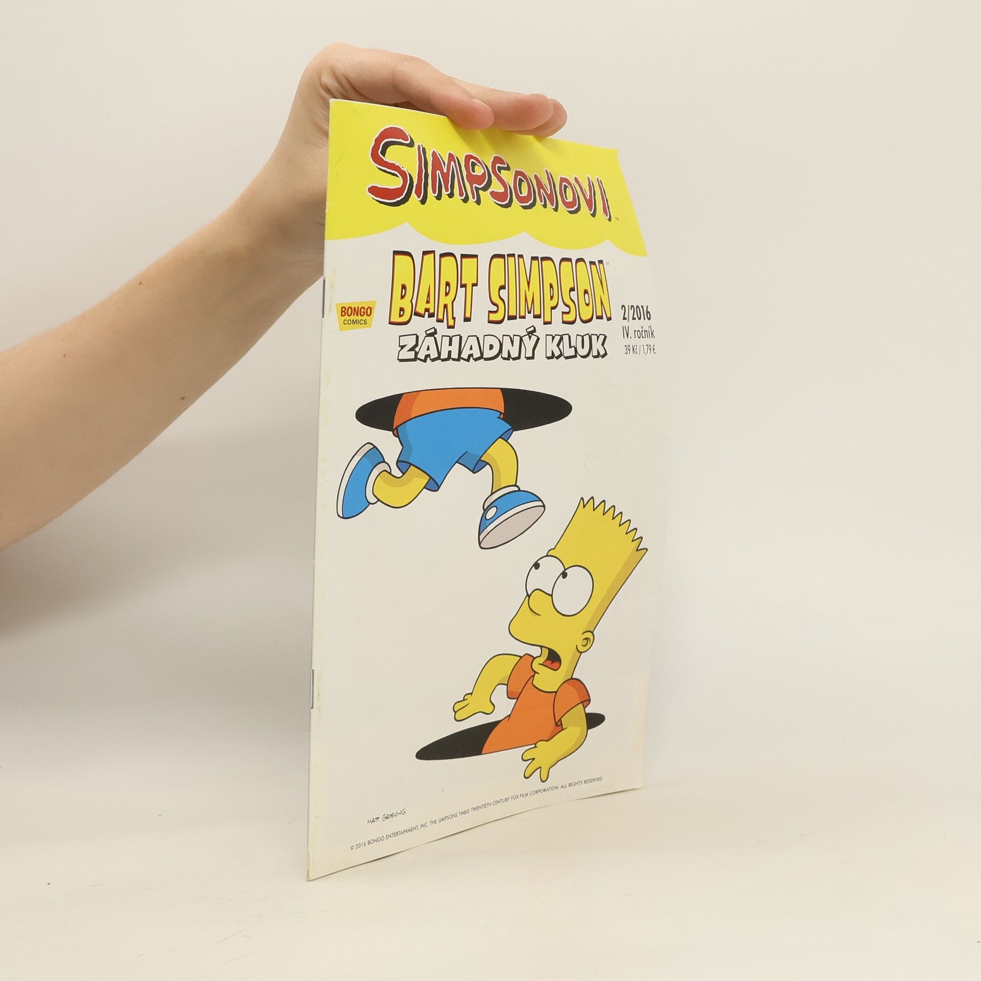 Matt Groening Simpsonovi - Bart Simpson 2/2016 - Záhadný kluk