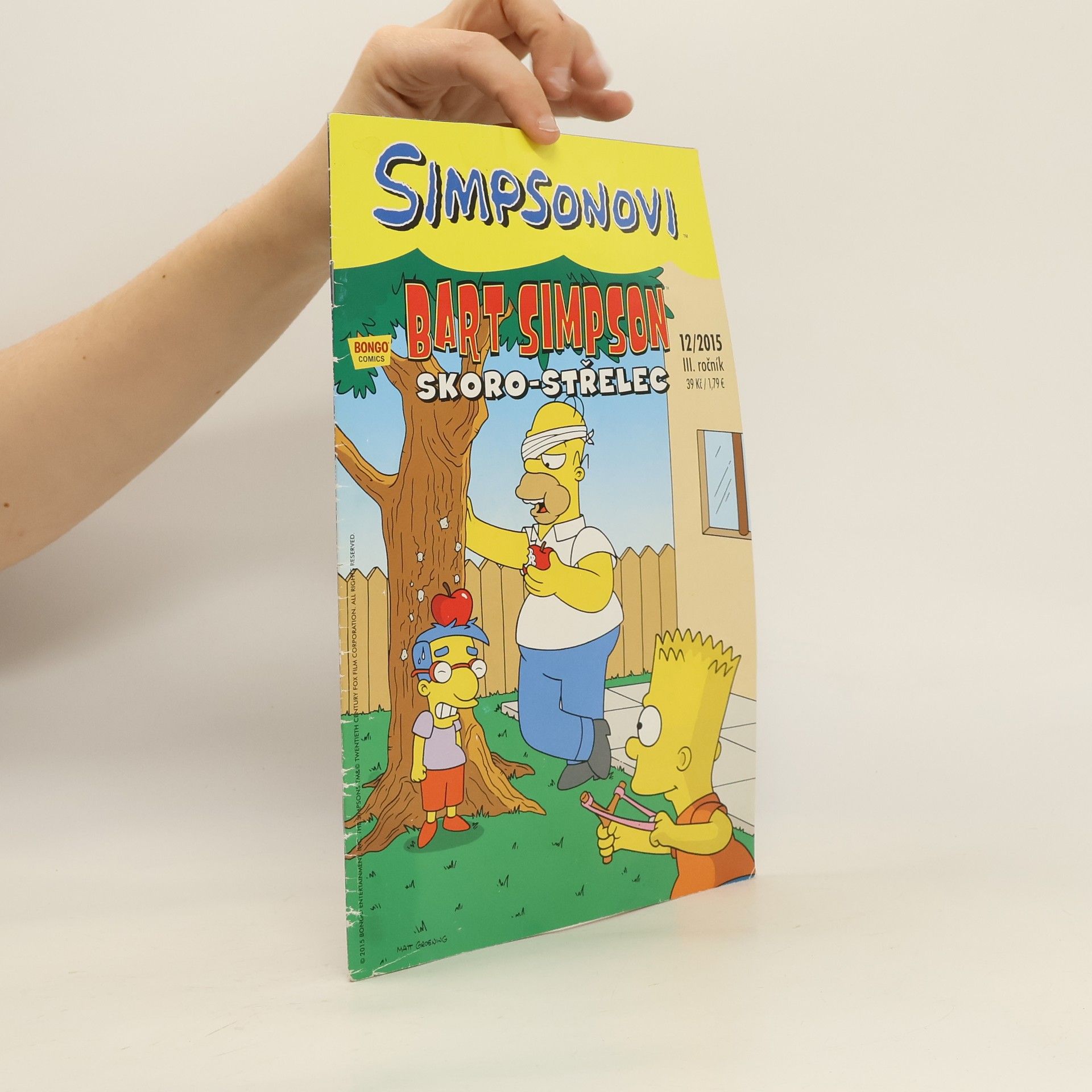 Autorenkollektiv Simpsonovi. Bart Simpson, skoro-střelec 12/2015, III. ročník