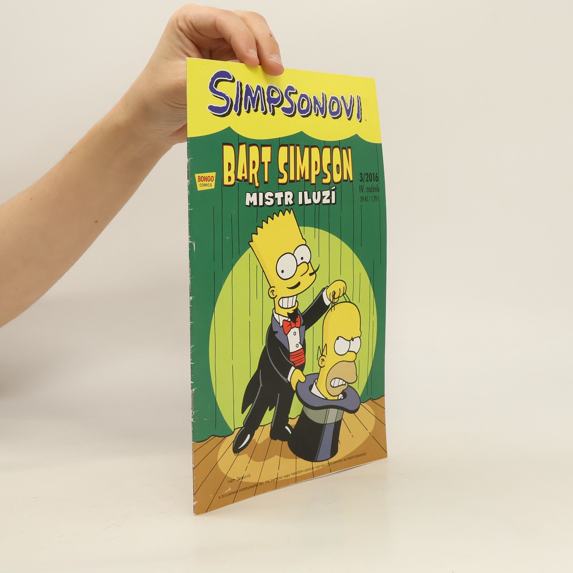 Matt Groening Simpsonovi. Bart Simpson mistr iluzí 3/2016