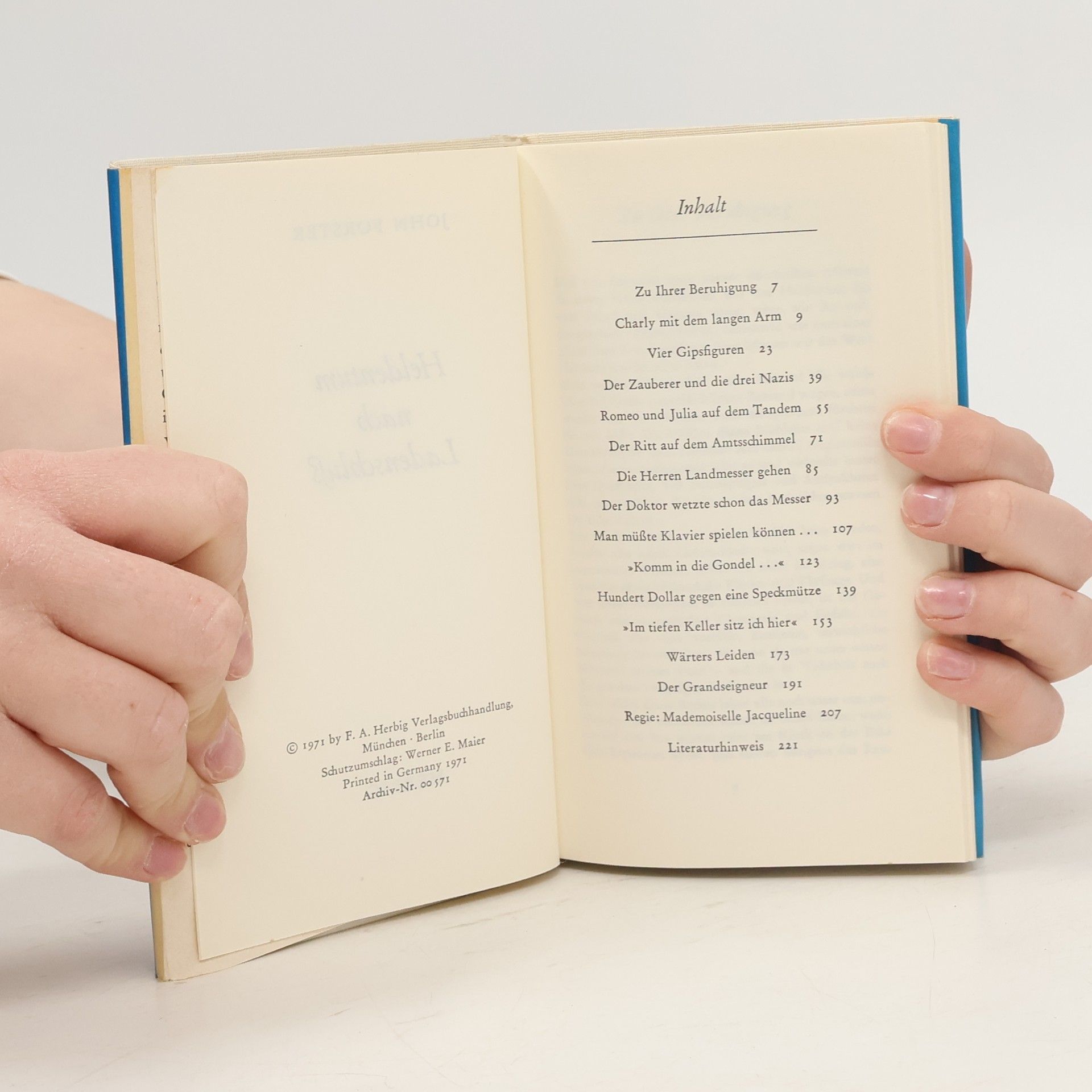 John Forster Heldentum nach Ladenschluss