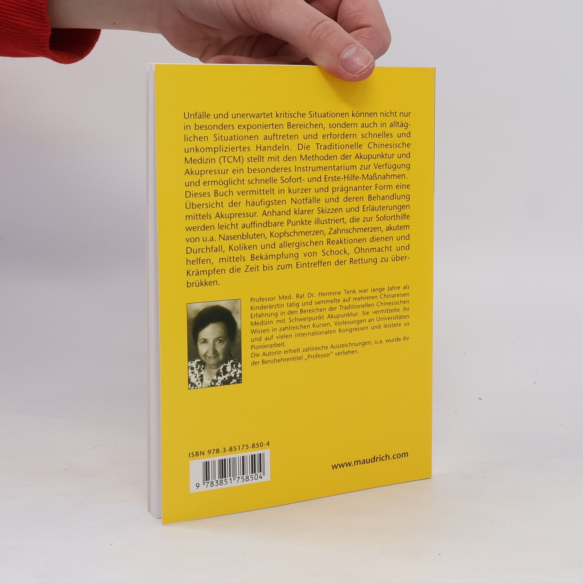 Hermine Tenk Soforthilfe mit Akupressur