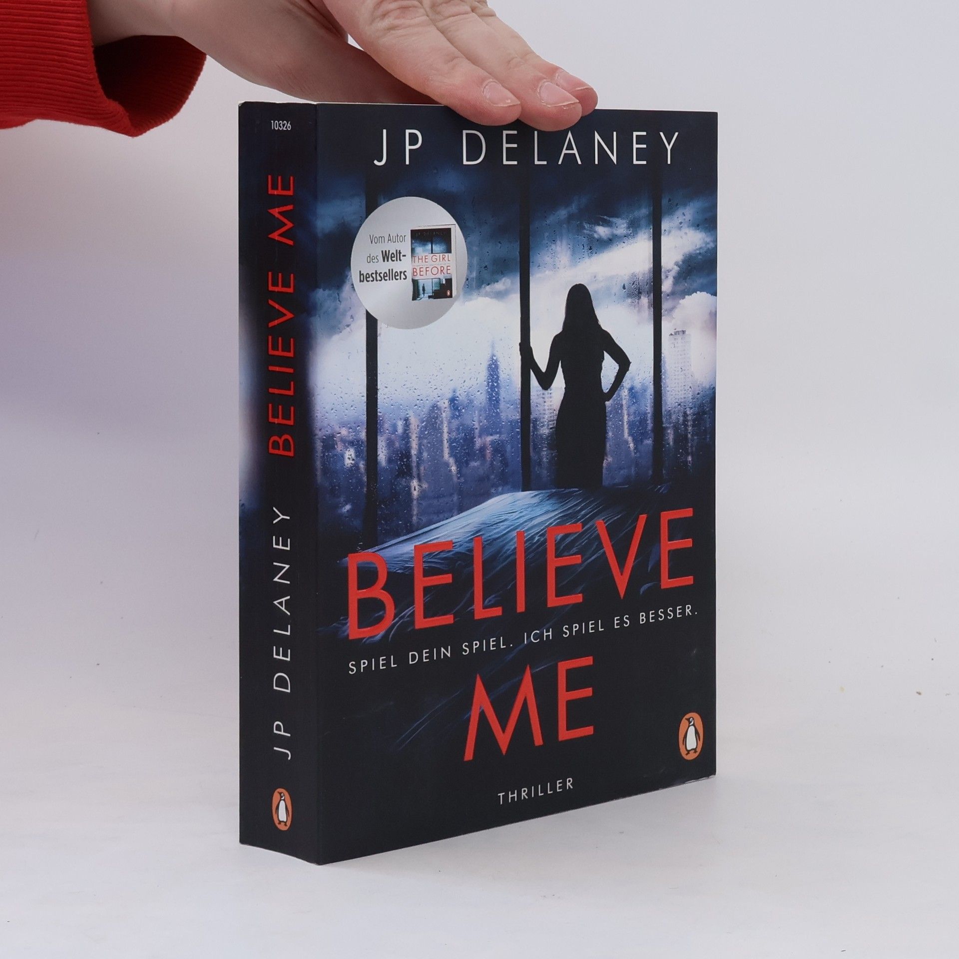 J. P. Delaney Believe me