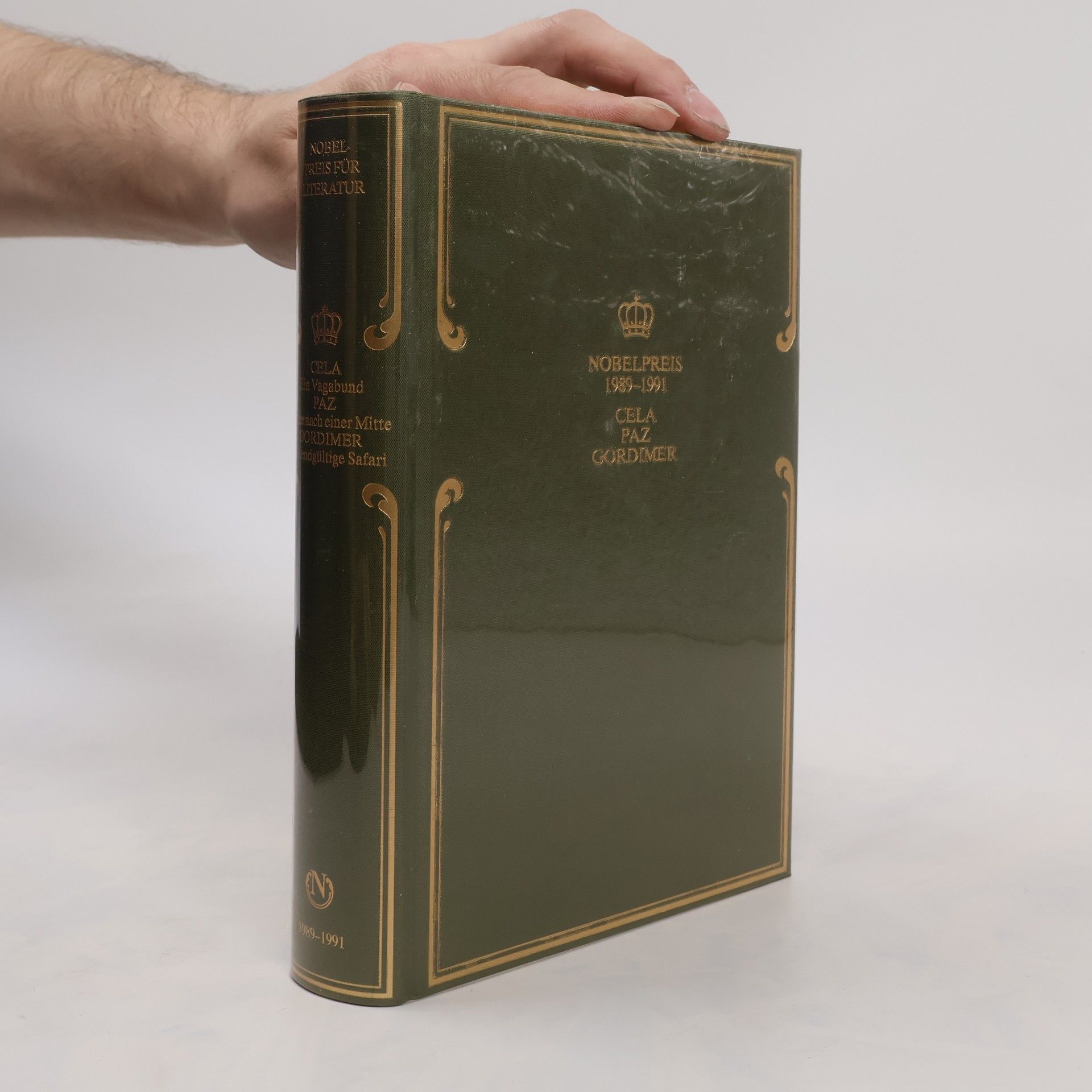 Autorenkollektiv Nobelpreis für literatur 1989-1991: Cela, Paz, Gordimer