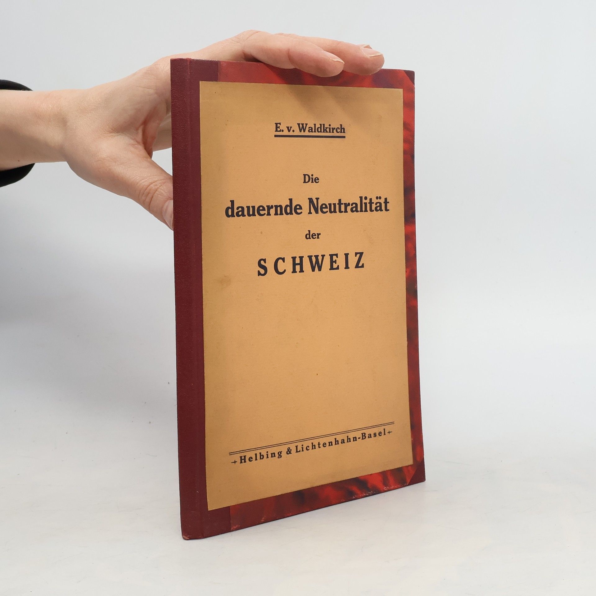 Die dauernde Neutralität der Schweiz