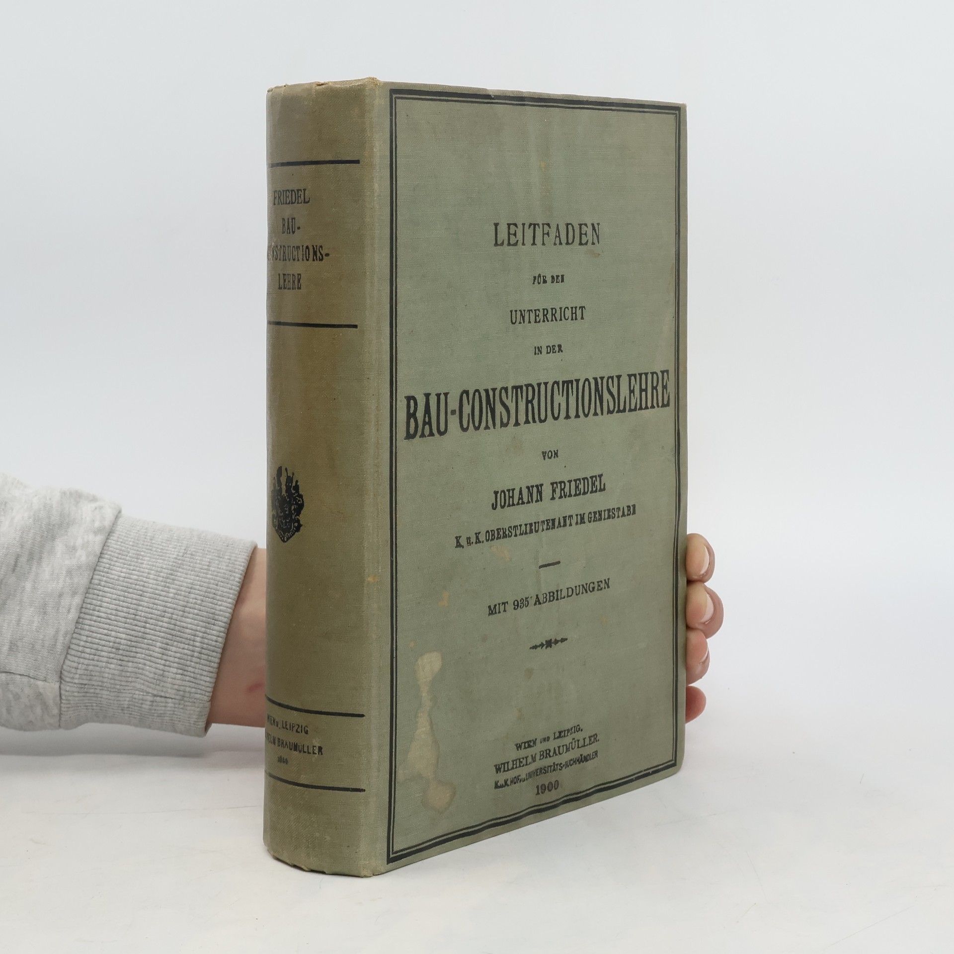 Johann Friedel Leitfaden für den Unterricht in der Bau-Constructionslehre