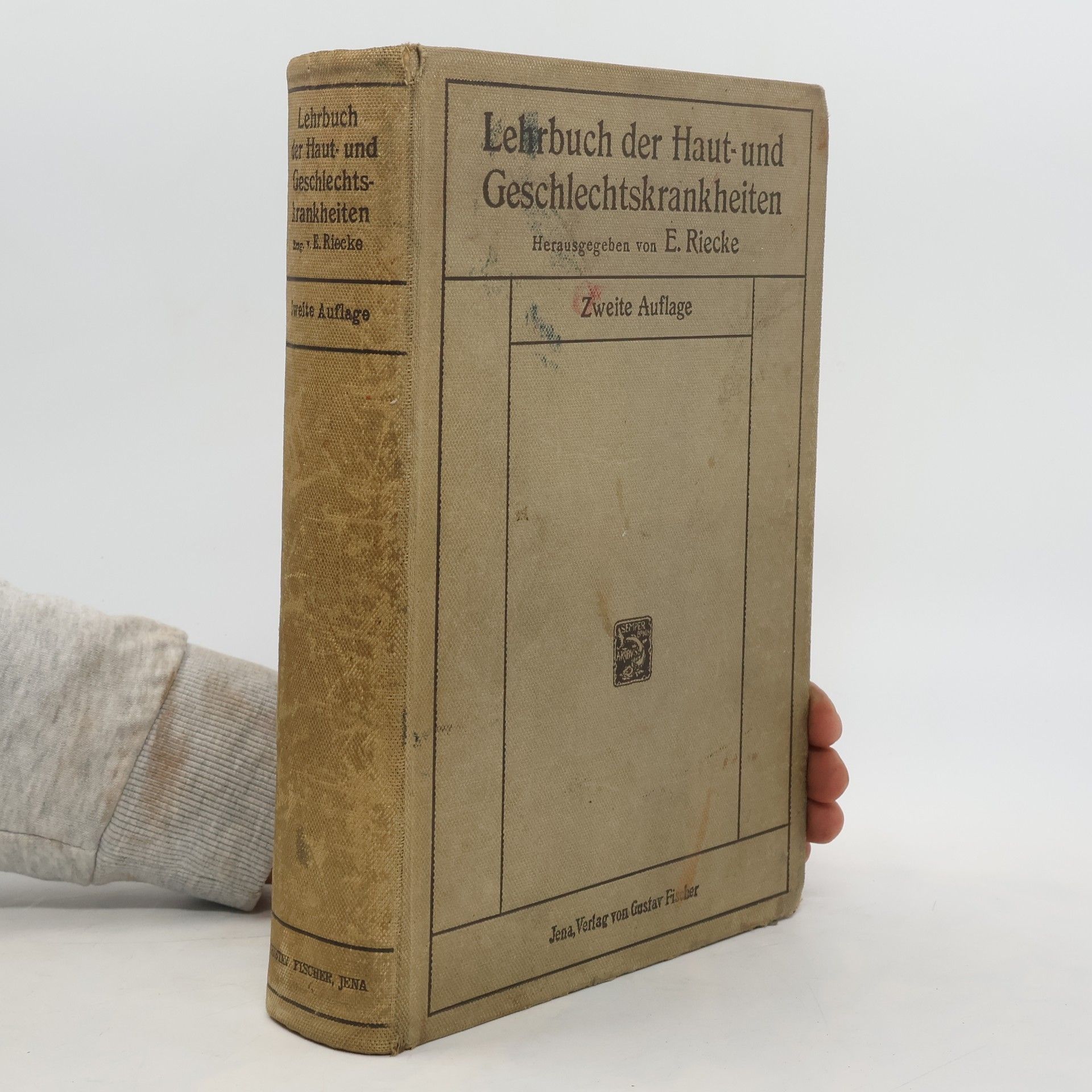 Erhard Riecke Lehrbuch der Haut- und Geschlechtskrankheiten
