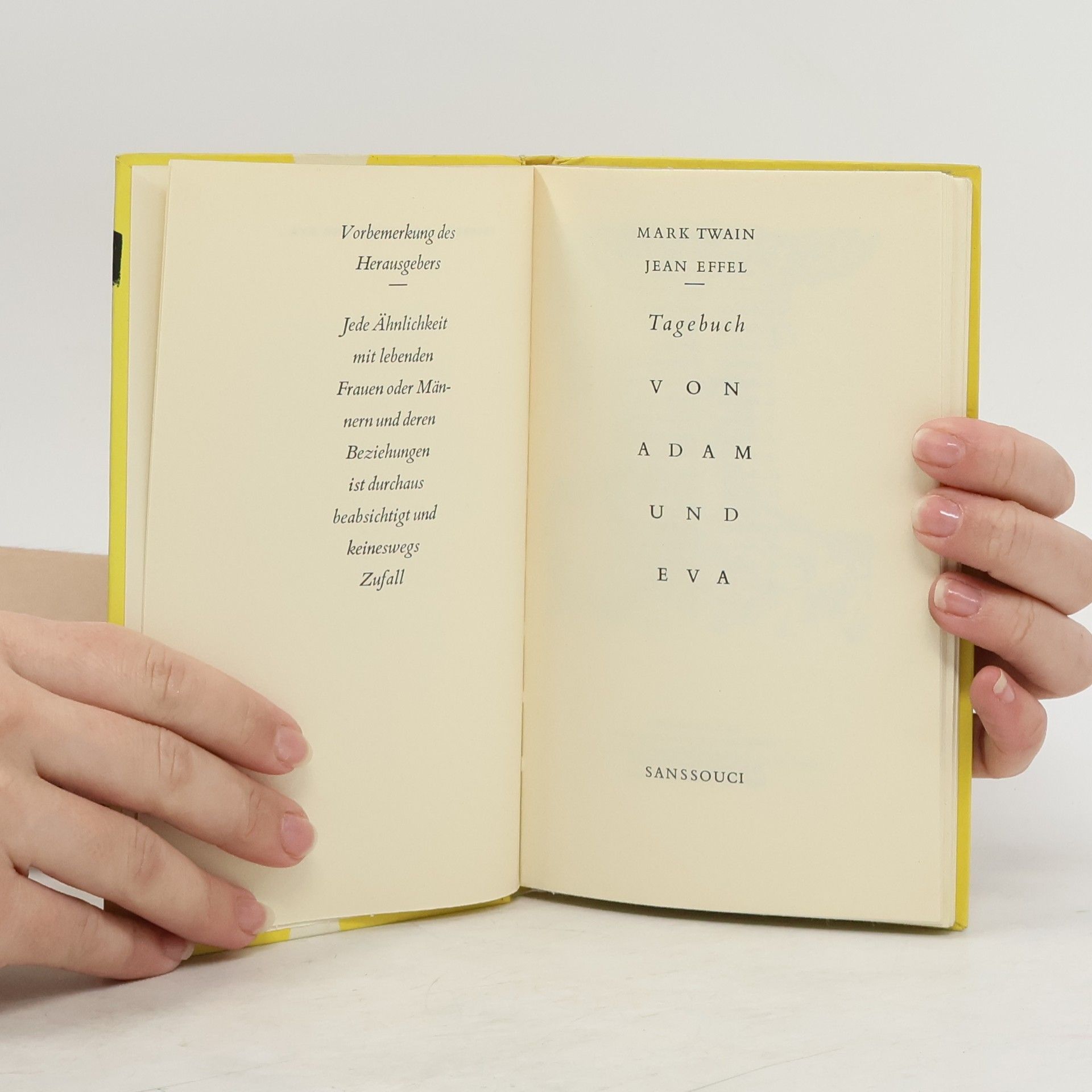 Mark Twain Tagebuch von Adam und Eva
