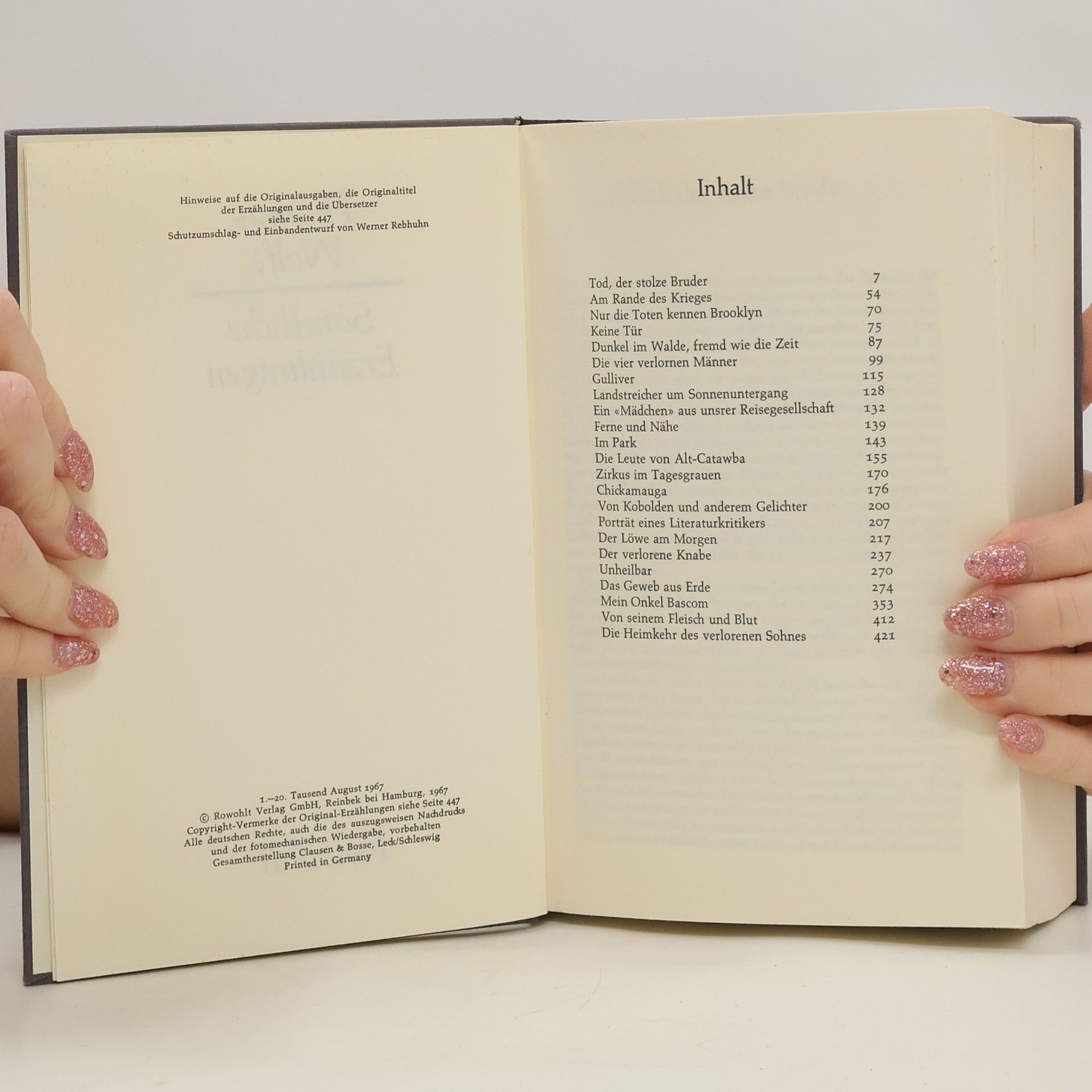 Thomas Wolfe Sämtliche Erzählungen
