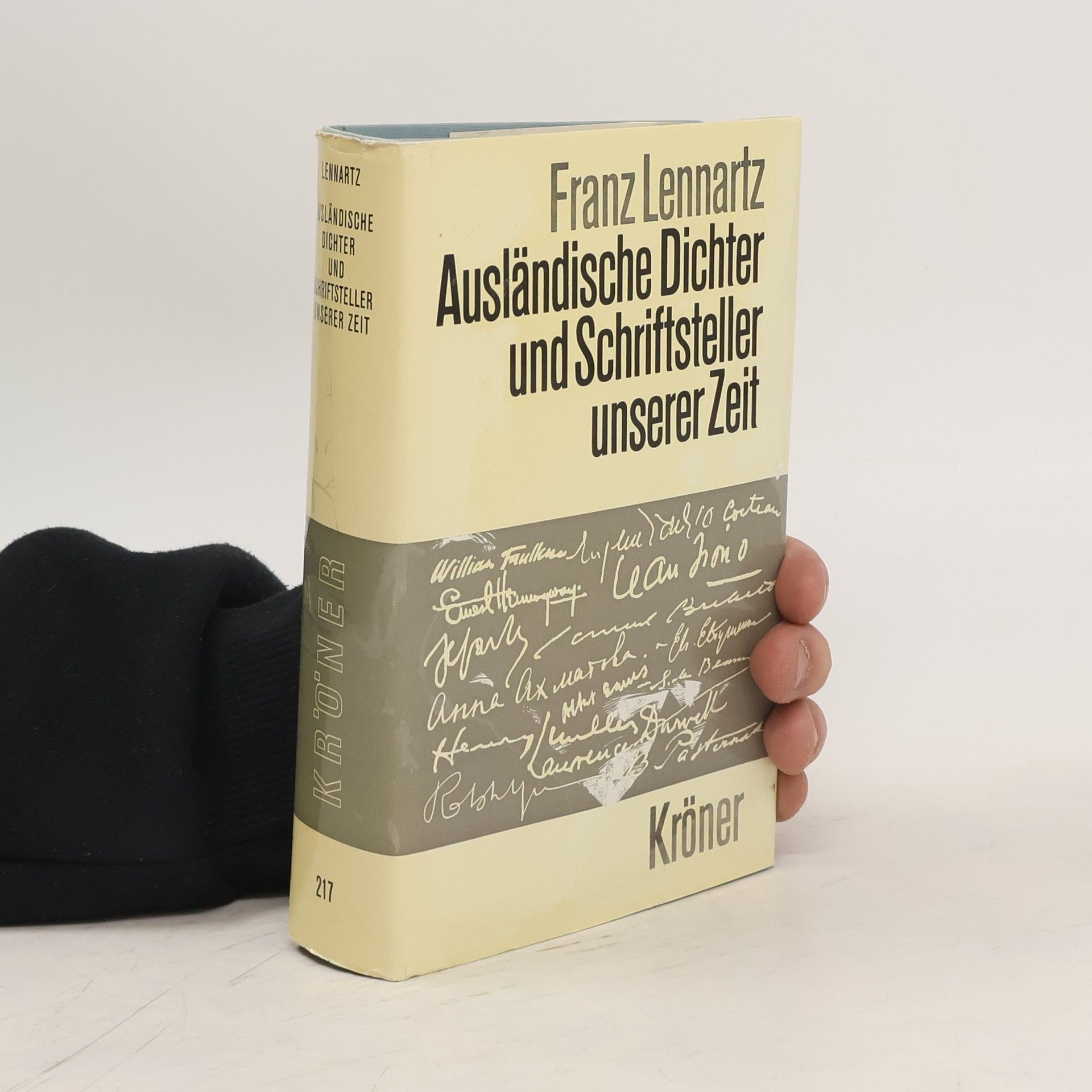Franz Lennartz Ausländische Dichter und Schriftsteller unserer Zeit