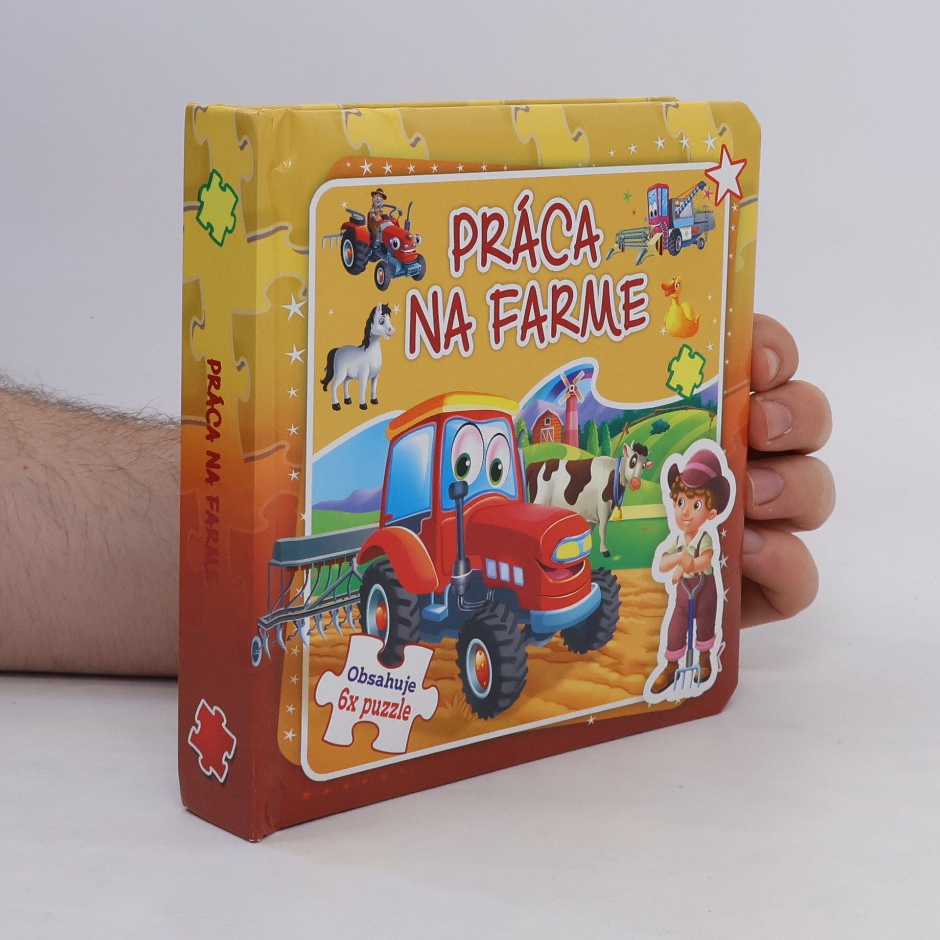 Foni book SK Práca na farme - Obsahuje 6x puzzle