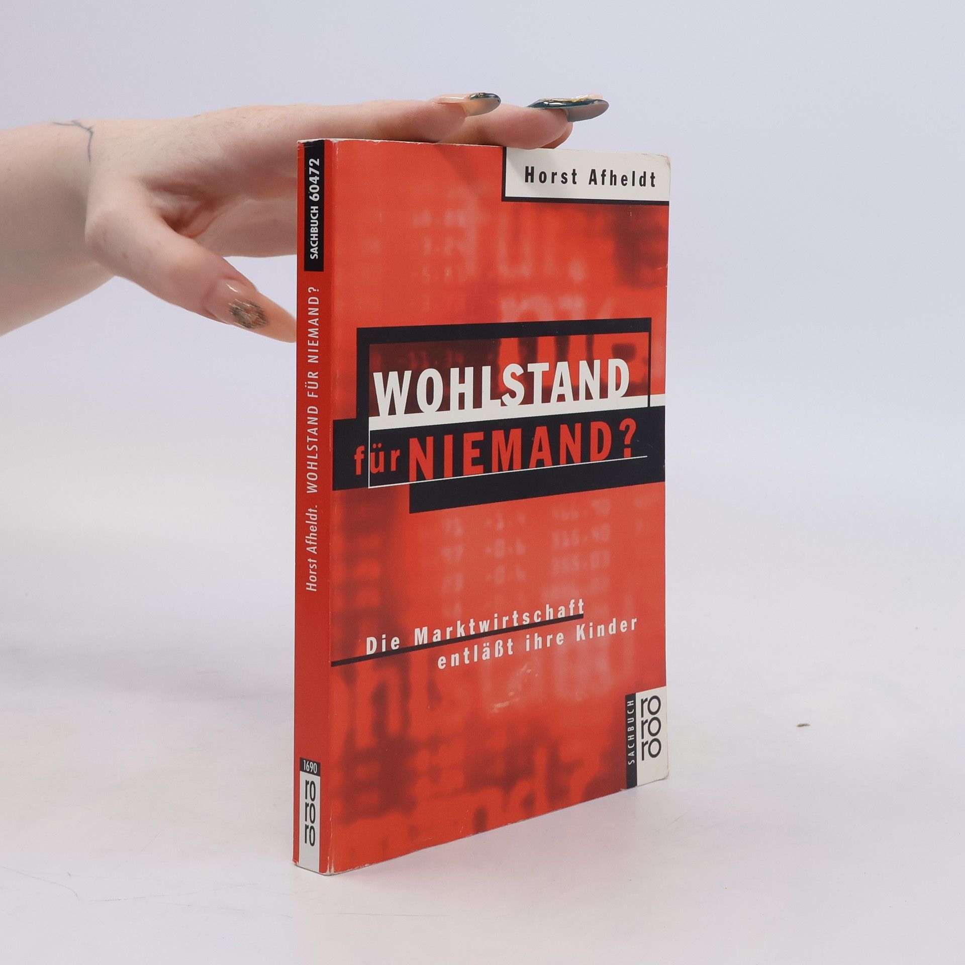 Horst Afheldt Wohlstand für niemand?