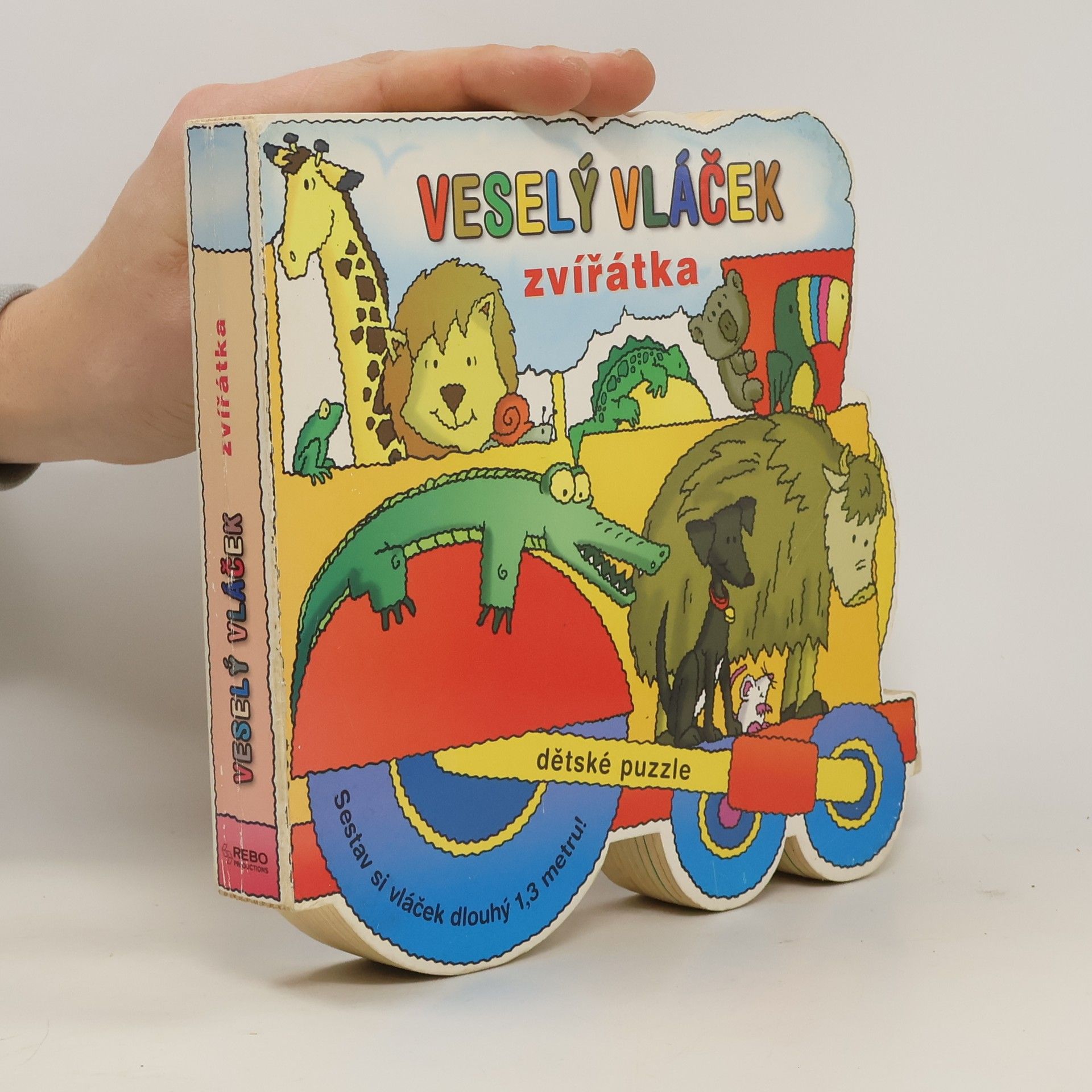 Ivana Nováková Veselý vláček - zvířátka : dětské puzzle
